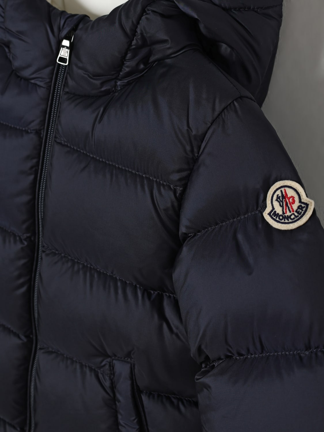 MONCLER CHAQUETA: Chaqueta niños Moncler, Azul Oscuro - Img 3