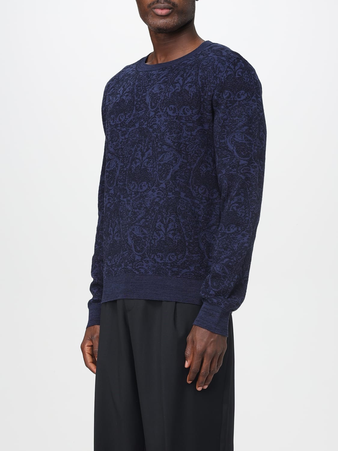 ETRO PULLOVER: Pullover herren Etro, Blau - Img 4