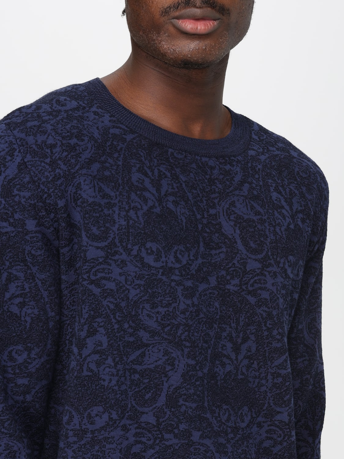ETRO PULLOVER: Pullover herren Etro, Blau - Img 5