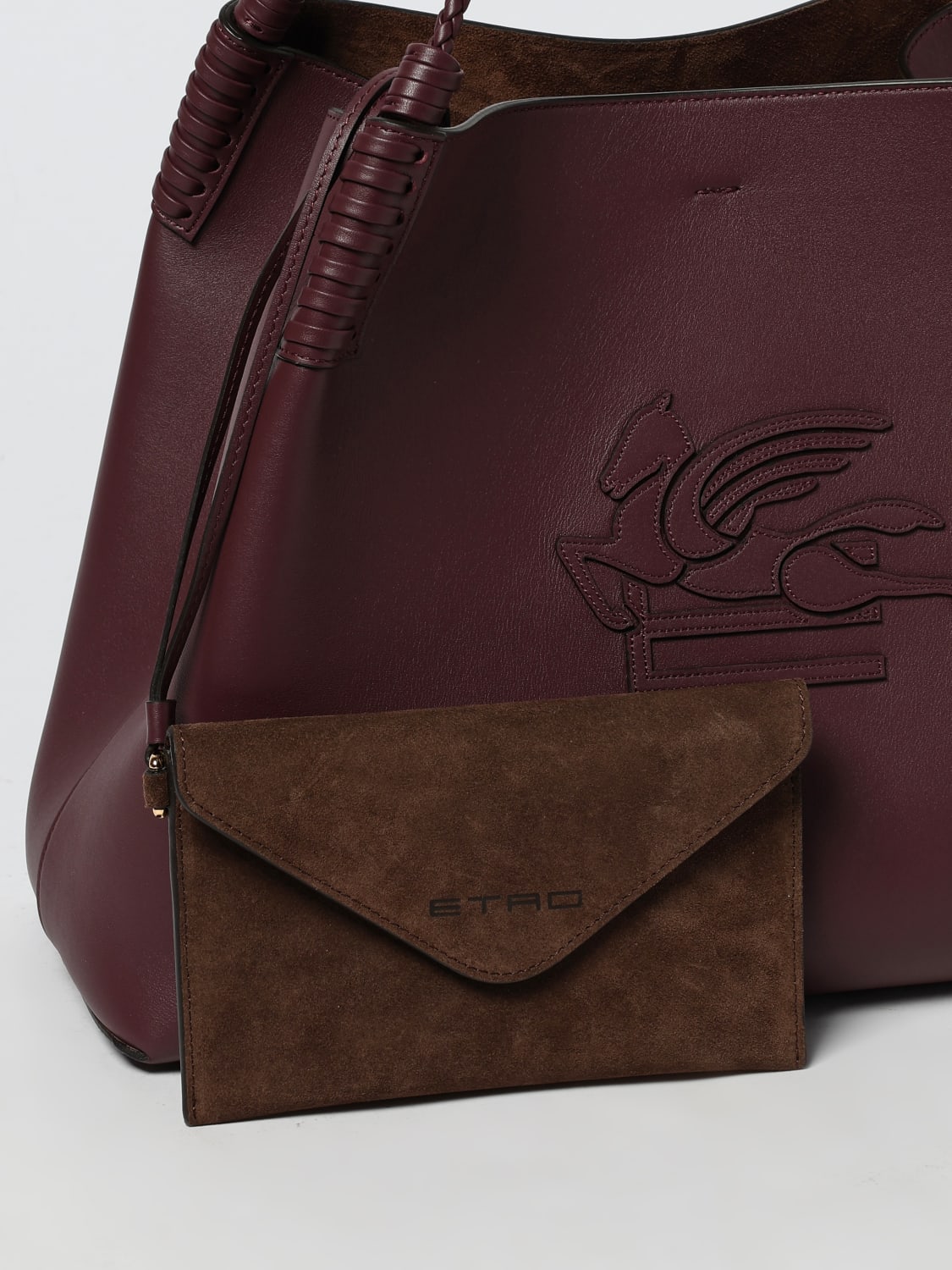 ETRO SHOULDER BAG: Shoulder bag woman Etro, Burgundy - Img 4