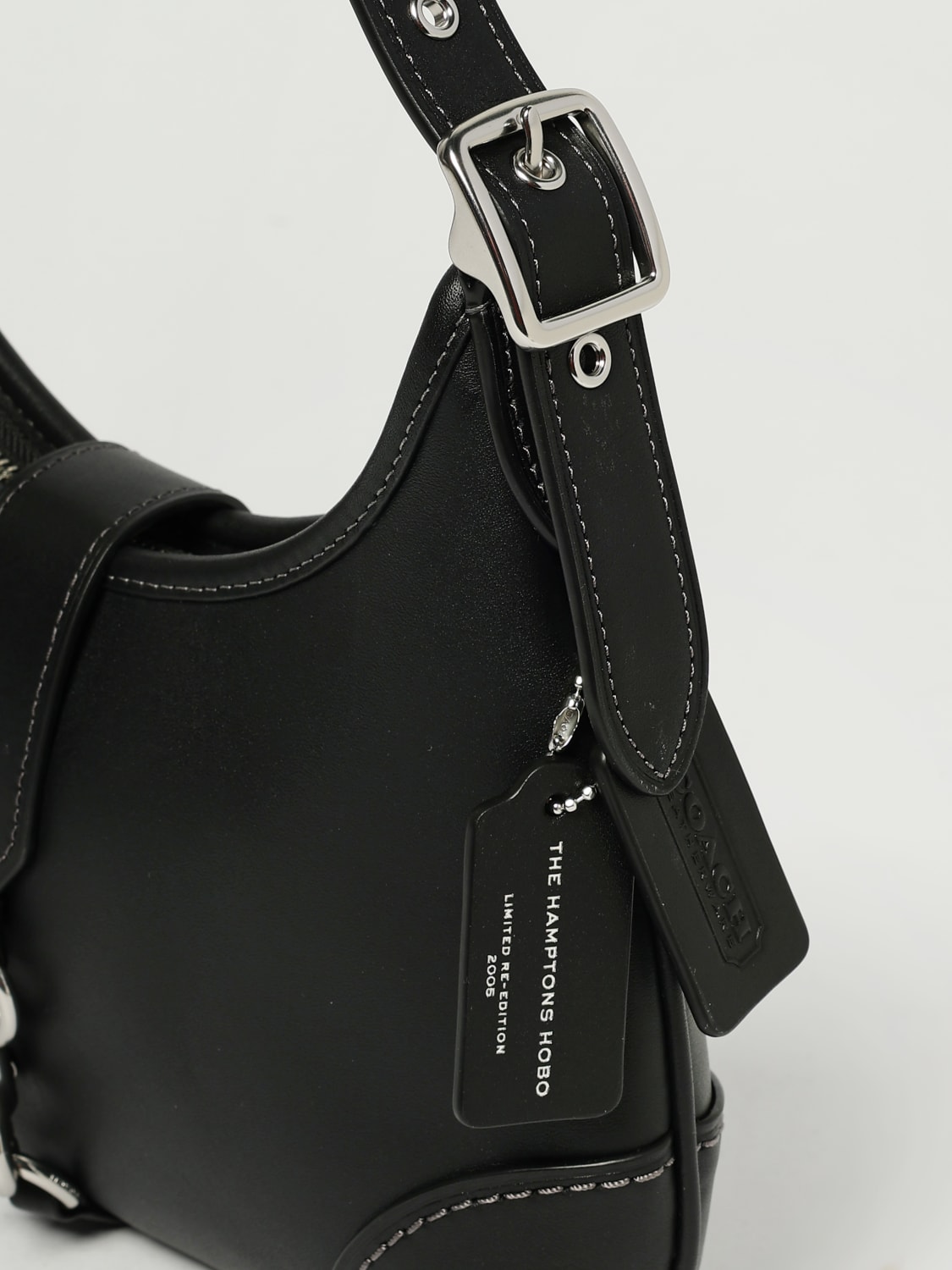 COACH SCHULTERTASCHE: Schultertasche damen Coach, Schwarz - Img 3