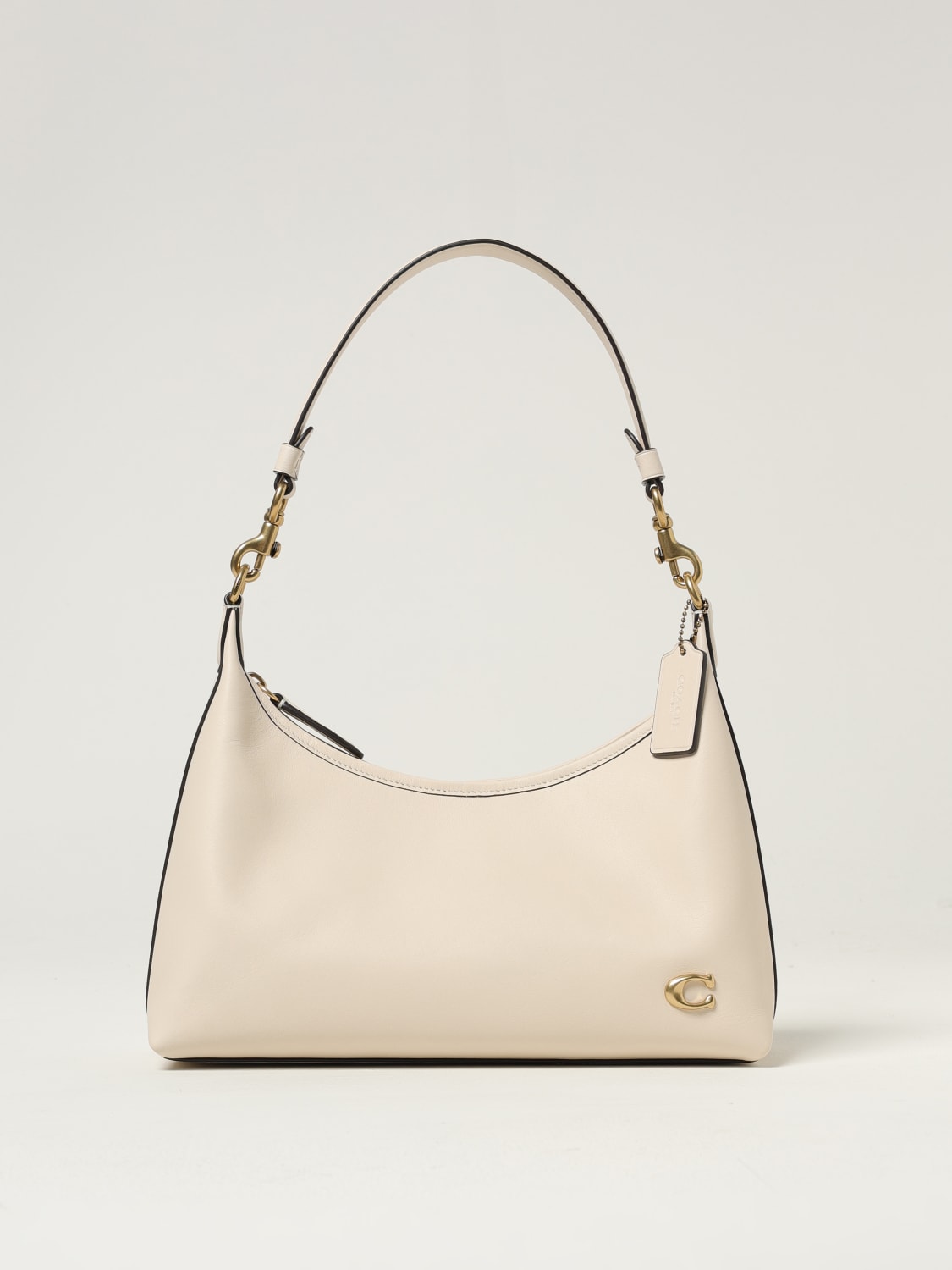 COACH SCHULTERTASCHE: Schultertasche damen Coach, Weiß - Img 1