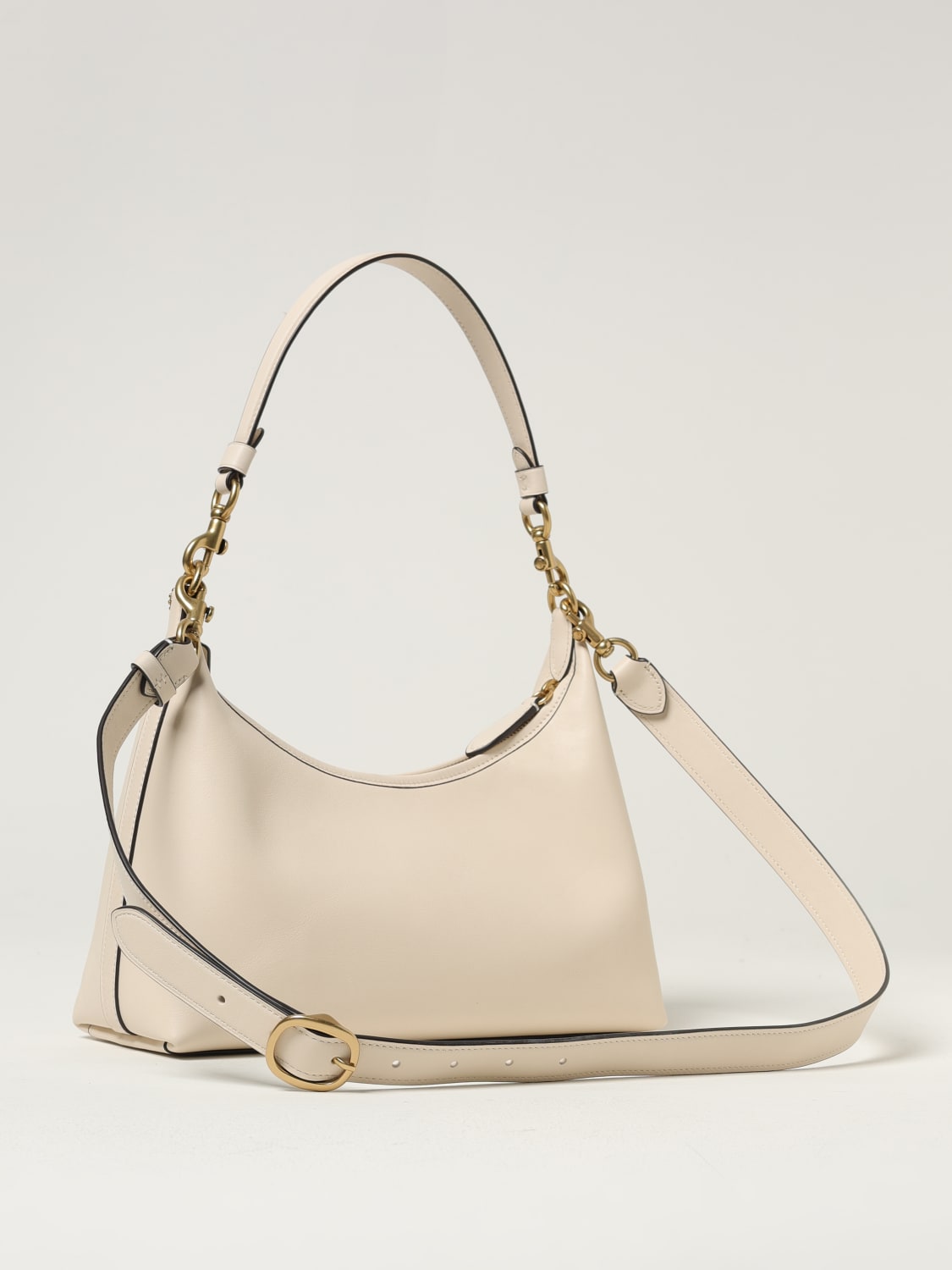 COACH SCHULTERTASCHE: Schultertasche damen Coach, Weiß - Img 2