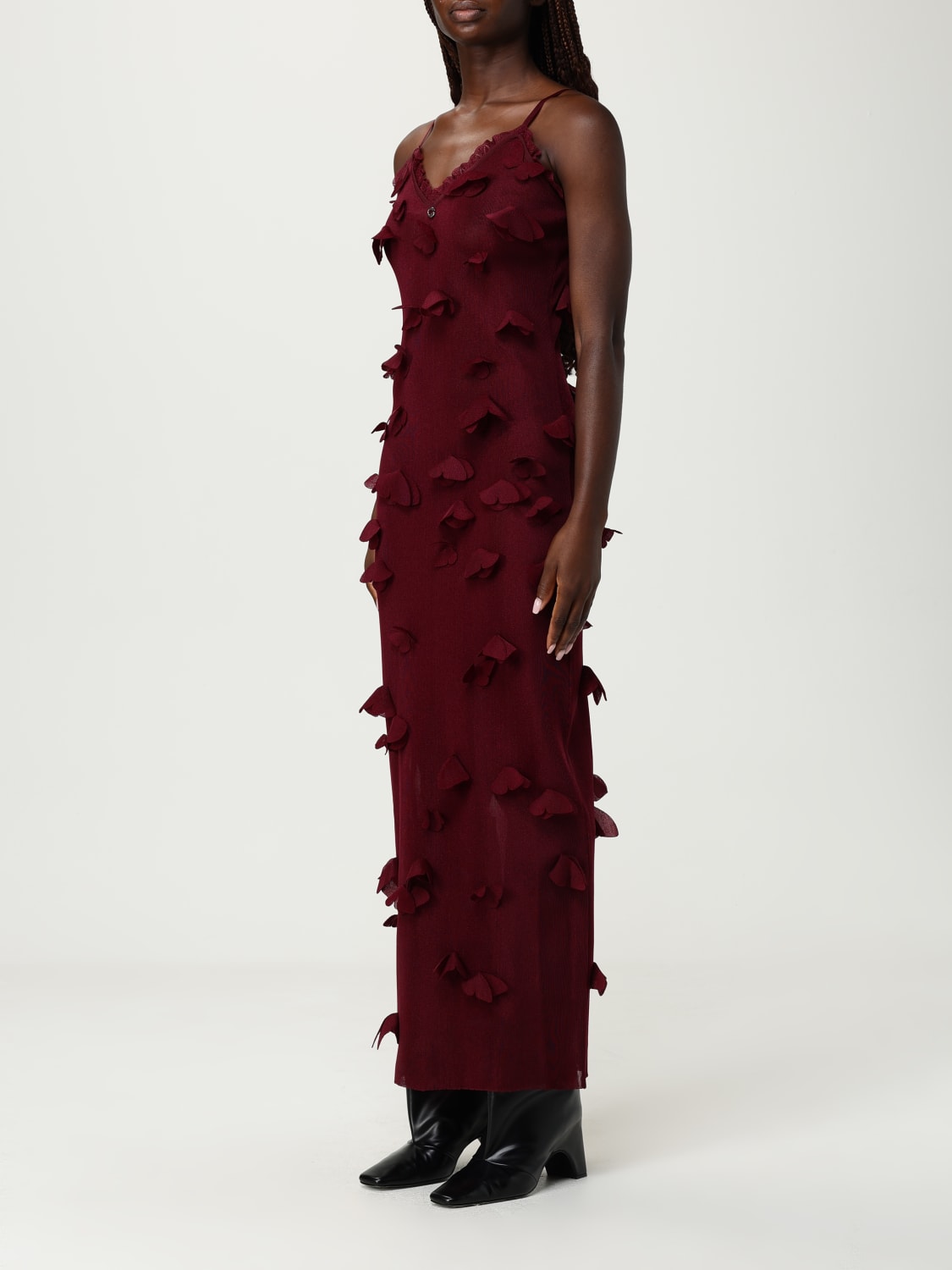 COPERNI ROBE: Robes femme Coperni, Rouge - Img 3