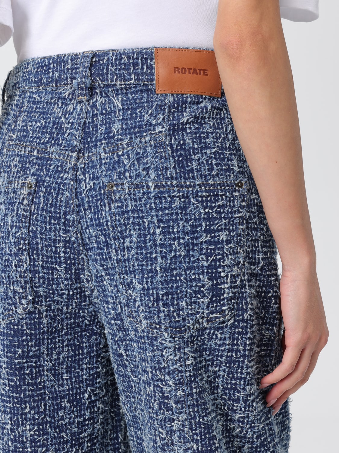 ROTATE JEANS: Jeans woman Rotate, Gnawed Blue - Img 4