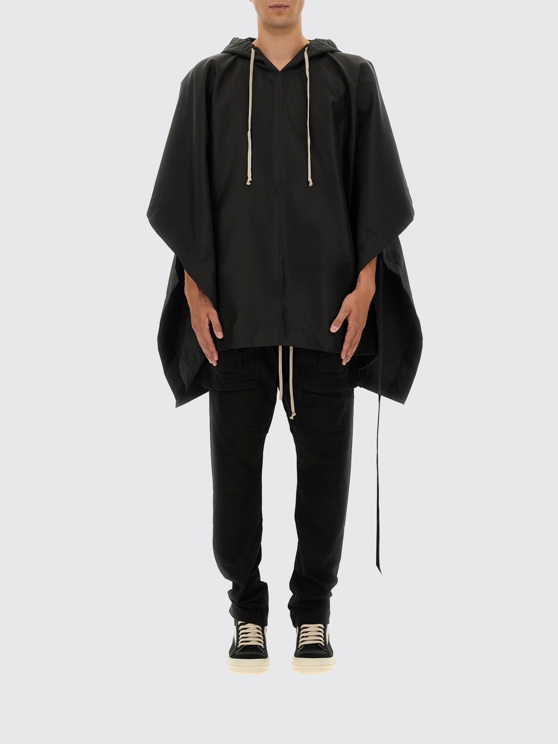 RICK OWENS DRKSHDW MANTEL: Mantel herren Rick Owens Drkshdw, Schwarz - Img 1