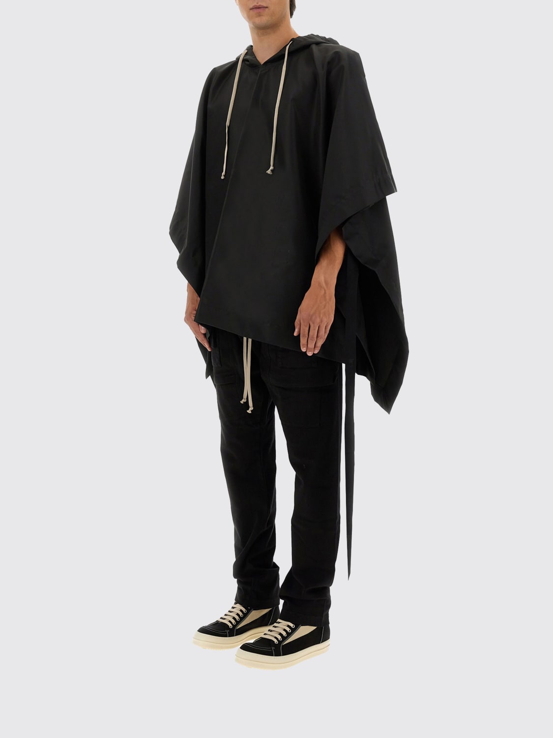 RICK OWENS DRKSHDW MANTEL: Mantel herren Rick Owens Drkshdw, Schwarz - Img 2