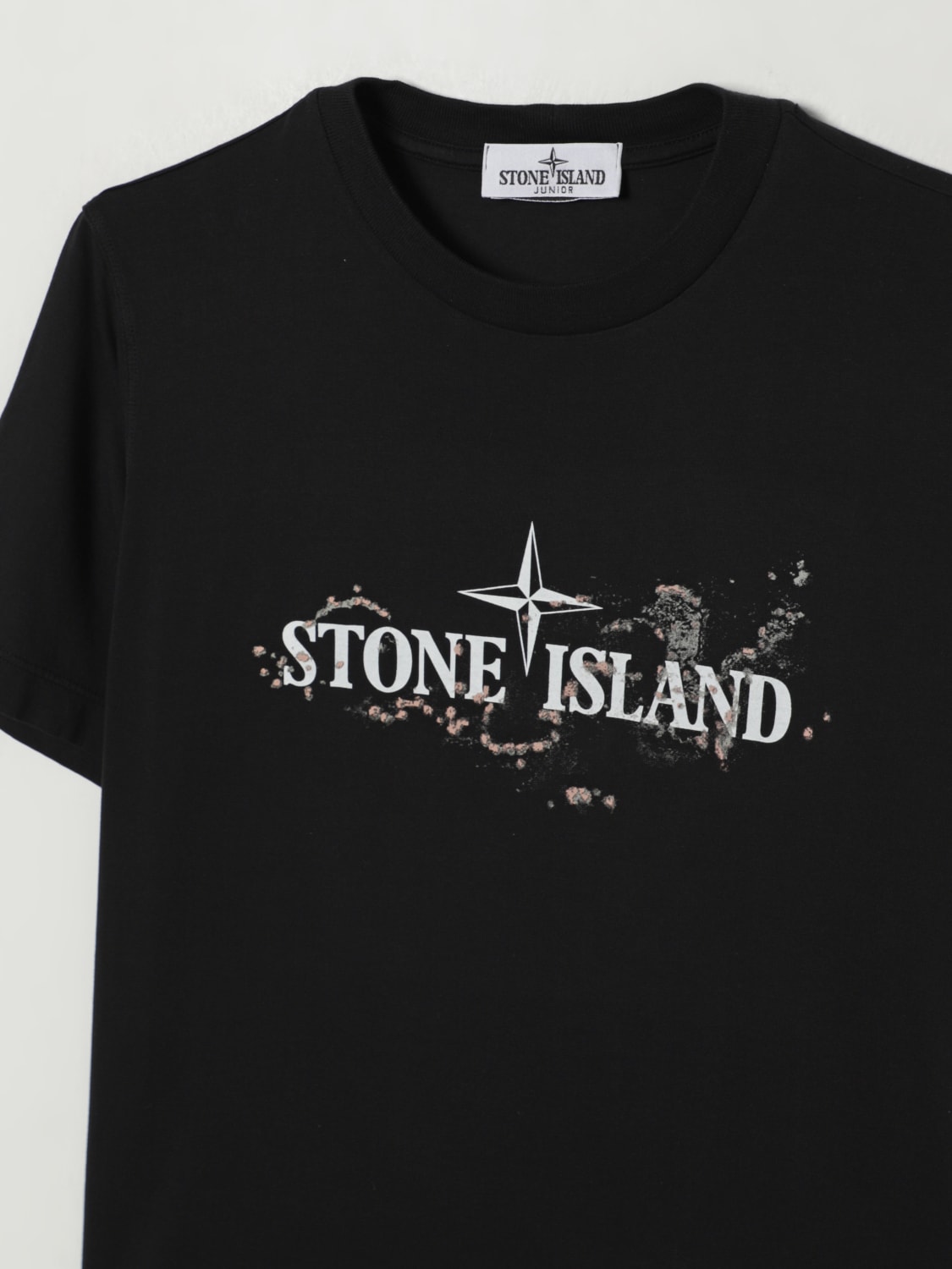 STONE ISLAND JUNIOR T-SHIRT: T-shirt kinder Stone Island Junior, Schwarz - Img 3