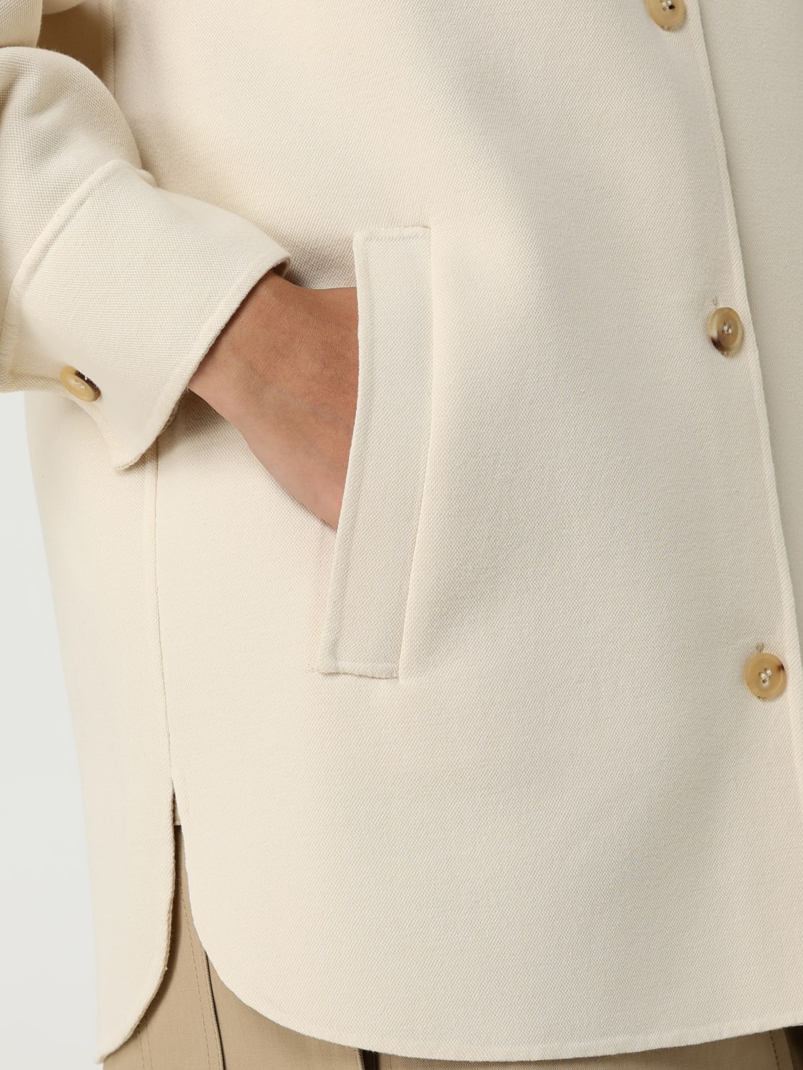 MAX MARA LEISURE JACKE: Blazer damen Max Mara Leisure, Cream - Img 4