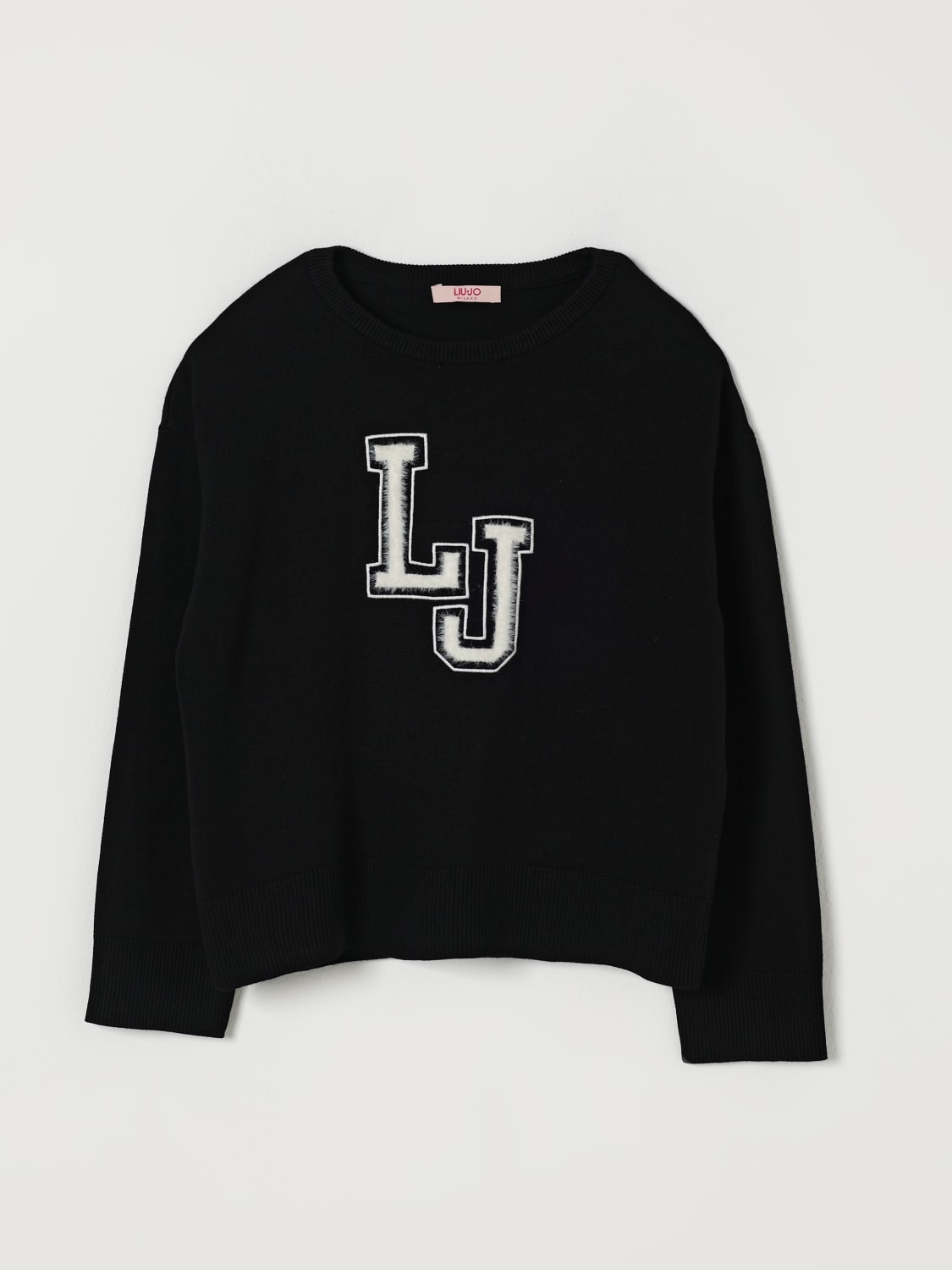 LIU JO SWEATER: Sweater kids Liu Jo, Black - Img 1