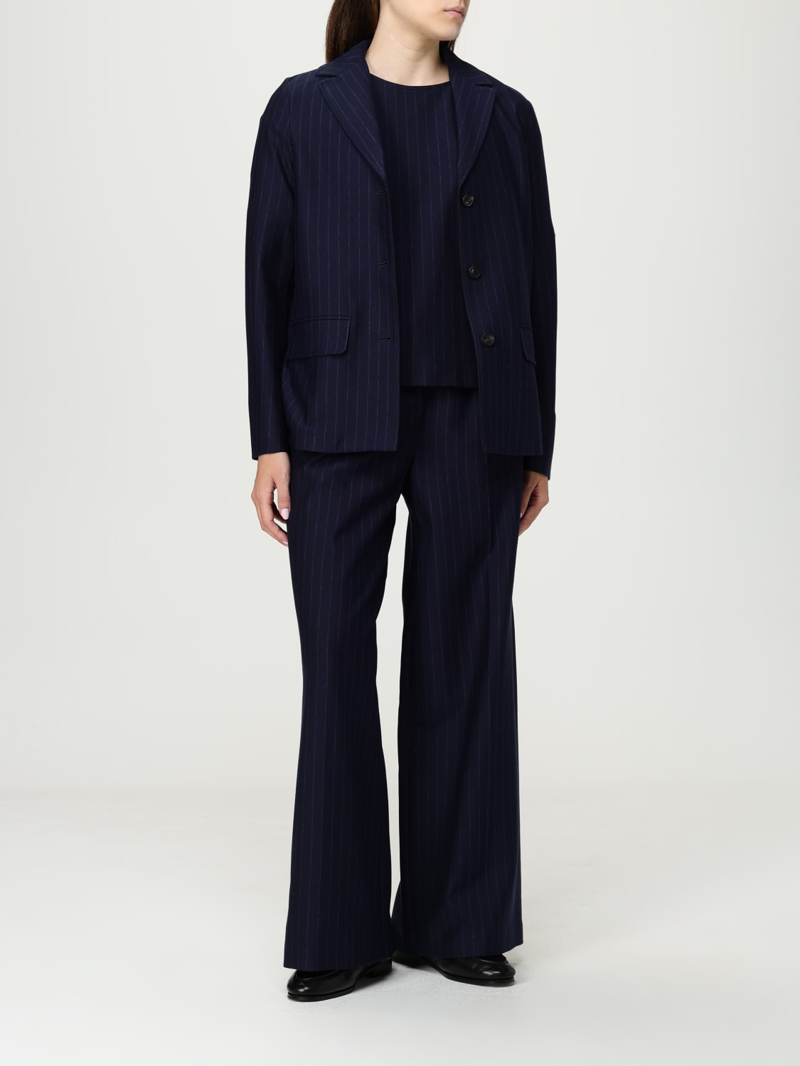 MAX MARA LEISURE JACKET: Blazer woman Max Mara Leisure, Blue - Img 2