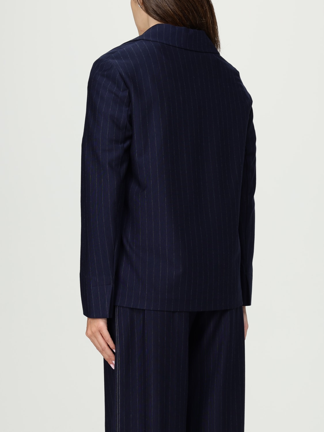 MAX MARA LEISURE JACKET: Blazer woman Max Mara Leisure, Blue - Img 3