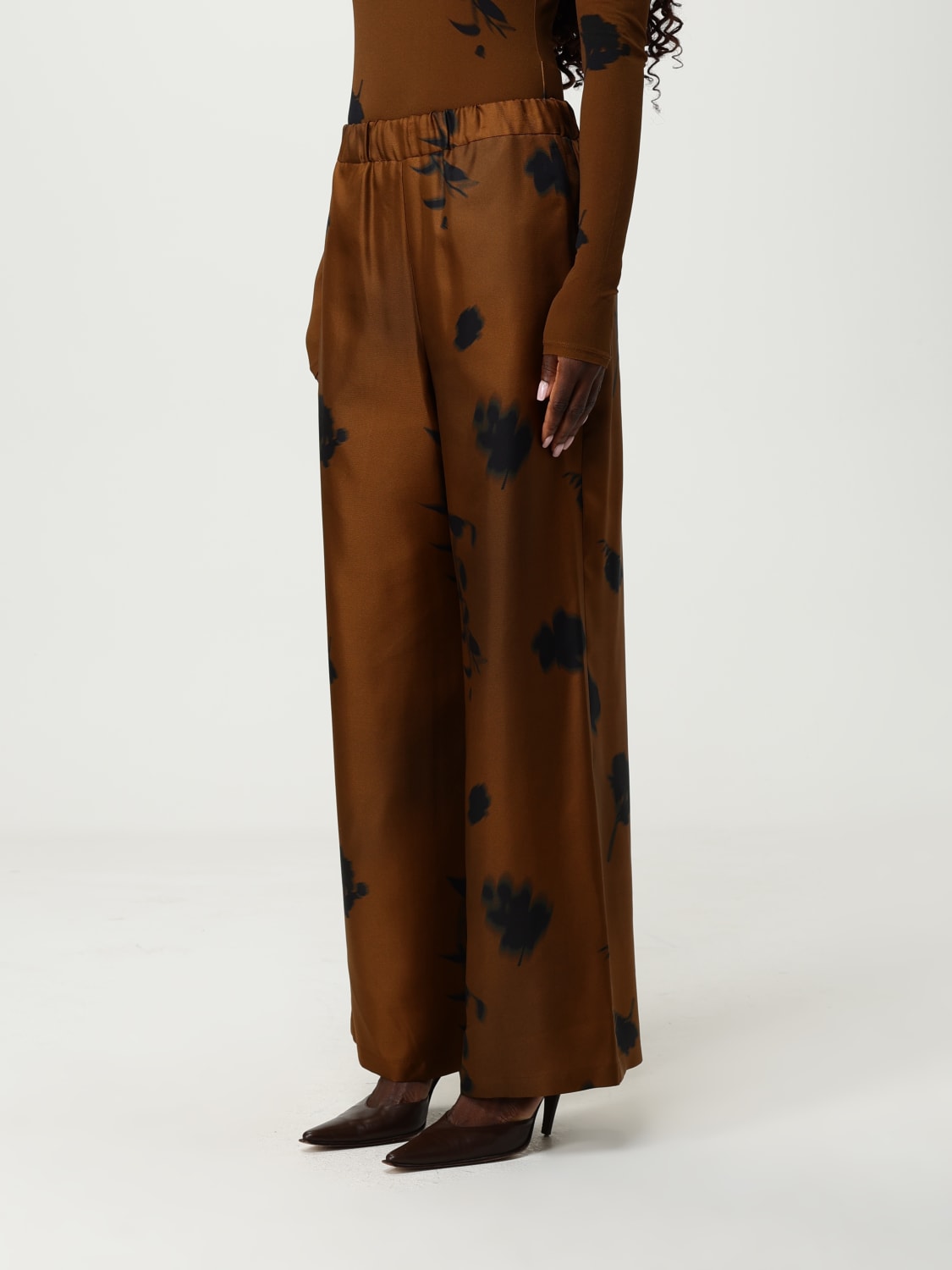 MAX MARA LEISURE PANTALONES: Pantalón mujer Max Mara Leisure, Camello - Img 4