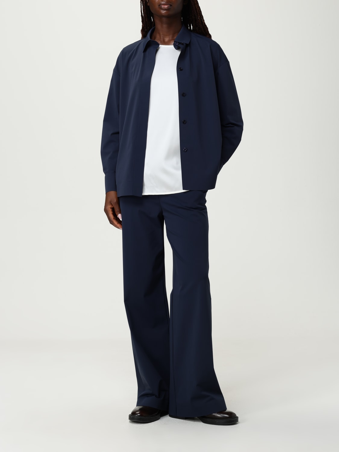 MAX MARA LEISURE TOP: Blusa Max Mara Leisure in seta , Bianco - Img 2