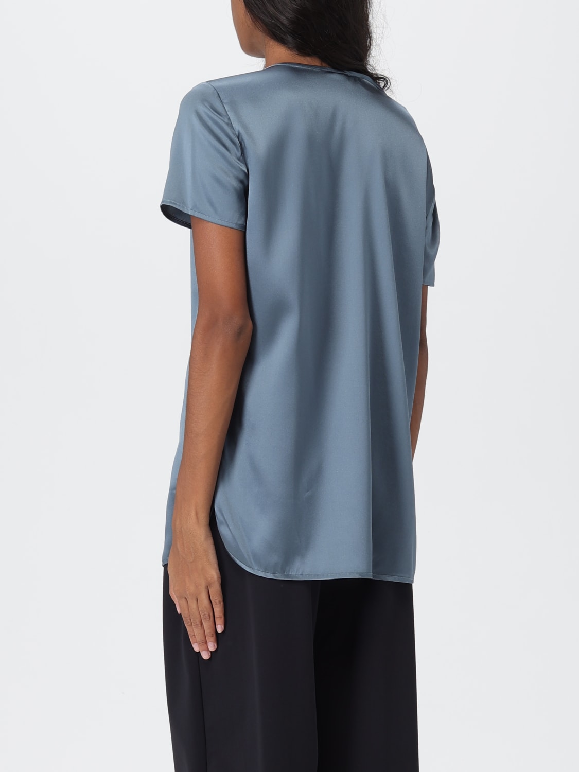 MAX MARA LEISURE TOP: Hemdbluse damen Max Mara Leisure, Avion - Img 3