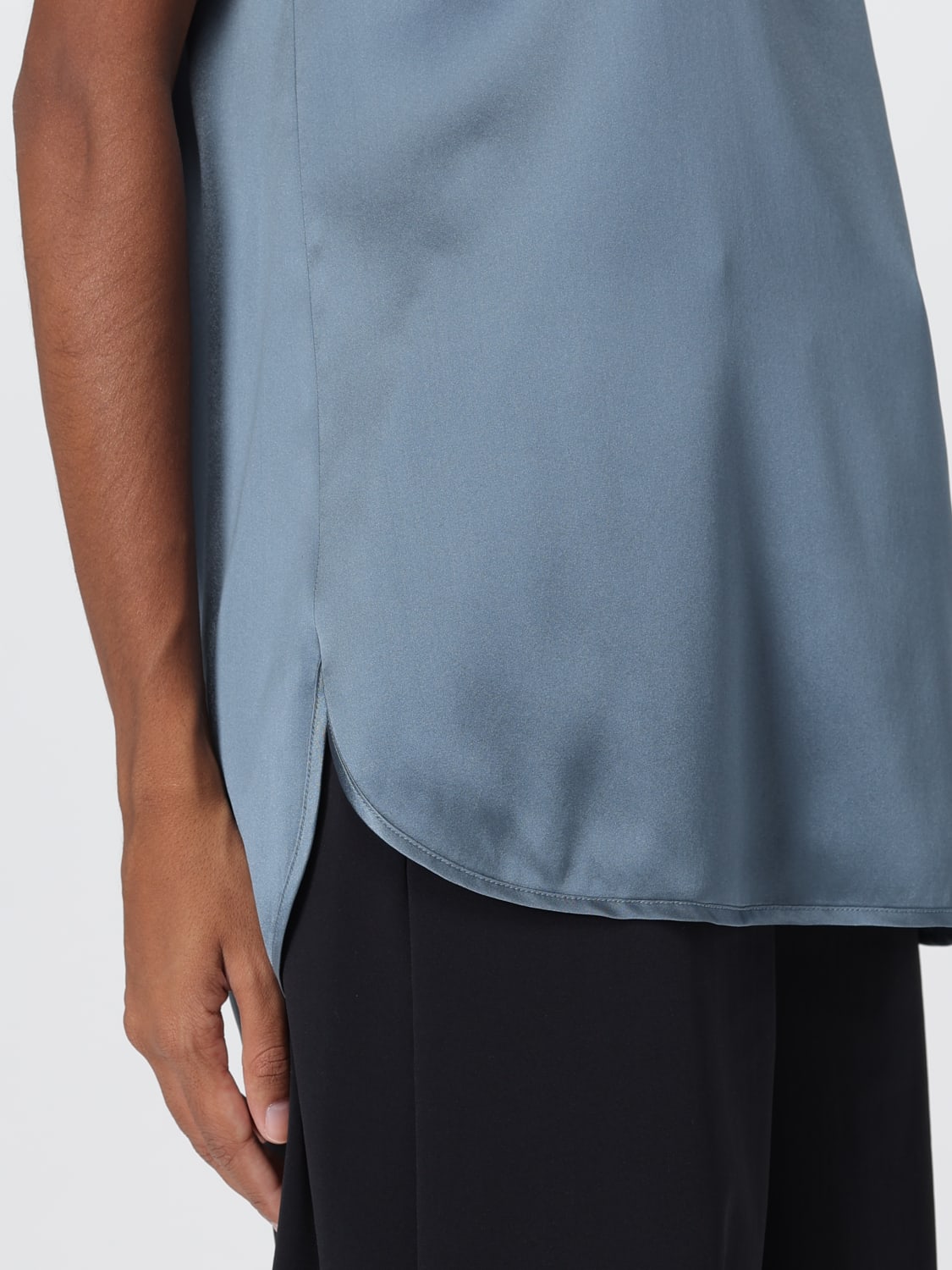 MAX MARA LEISURE TOP: Hemdbluse damen Max Mara Leisure, Avion - Img 5