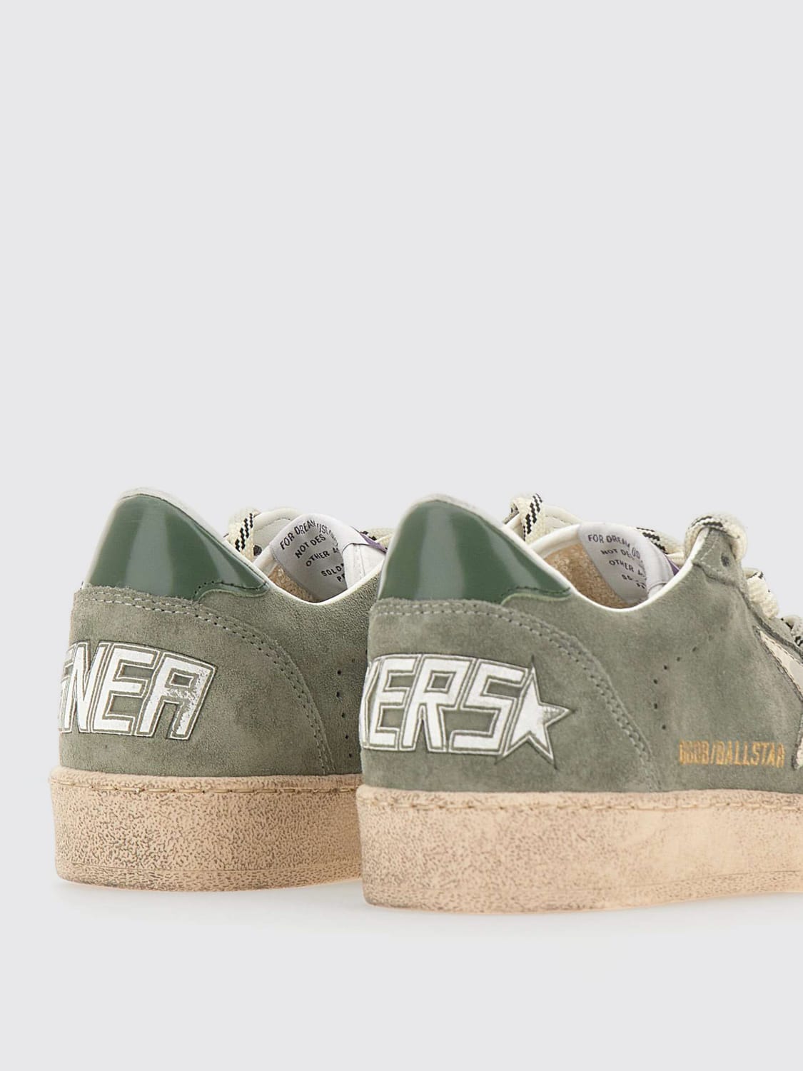 GOLDEN GOOSE SNEAKERS: Sneakers woman Golden Goose, Green - Img 4