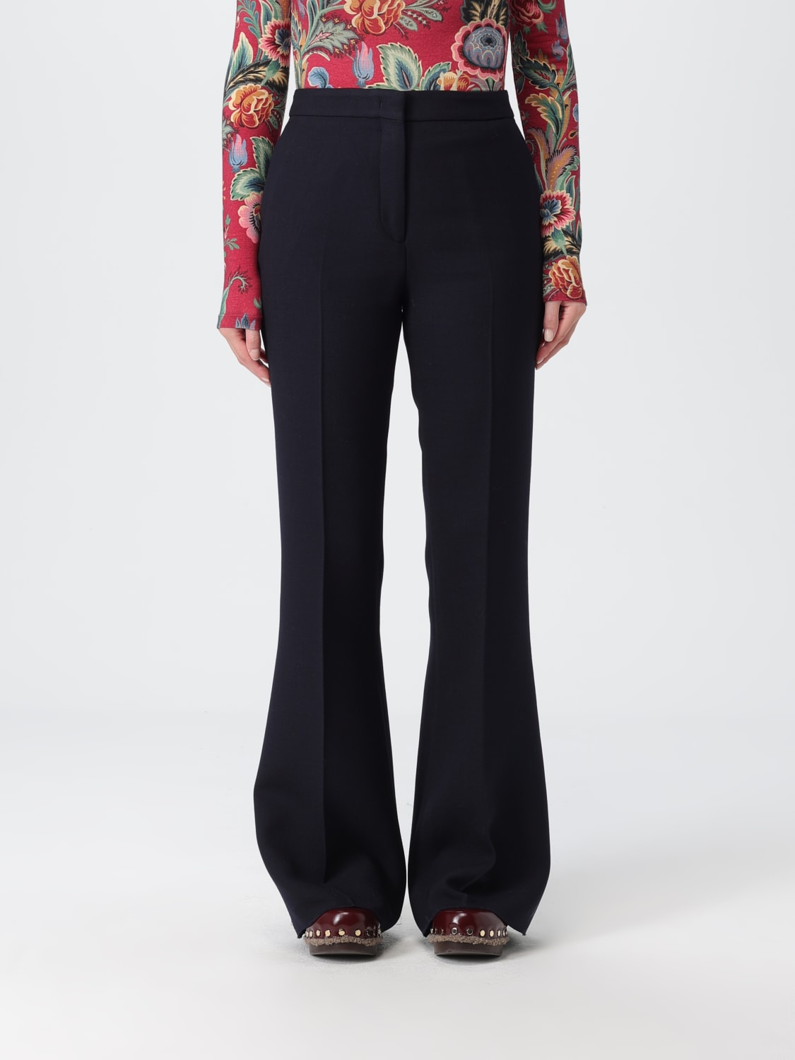 ETRO PANTS: Pants woman Etro, Blue - Img 1