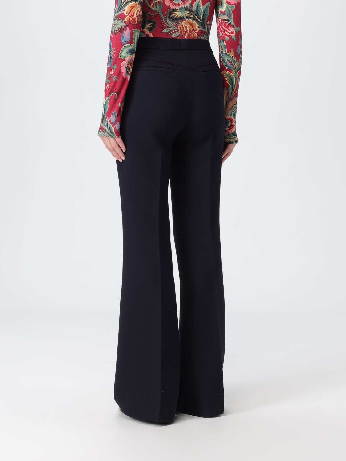 ETRO PANTS: Pants woman Etro, Blue - Img 3
