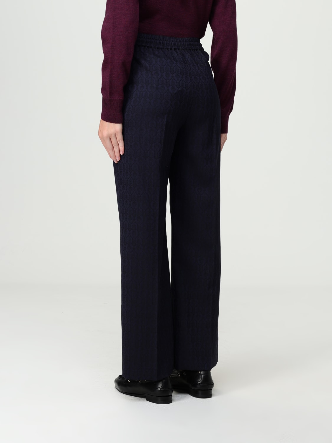 ETRO PANTS: Pants woman Etro, Blue - Img 3
