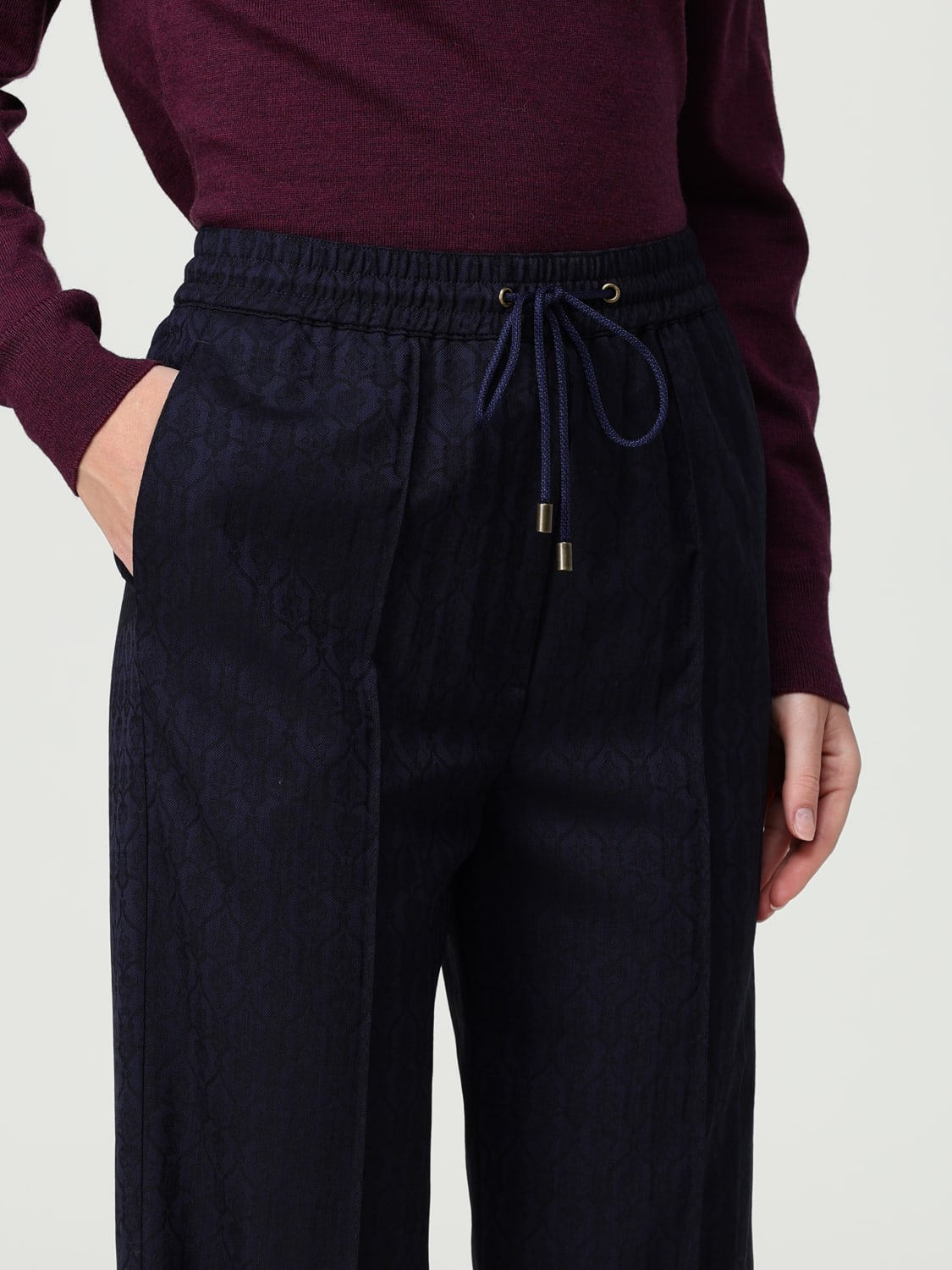 ETRO PANTS: Pants woman Etro, Blue - Img 5