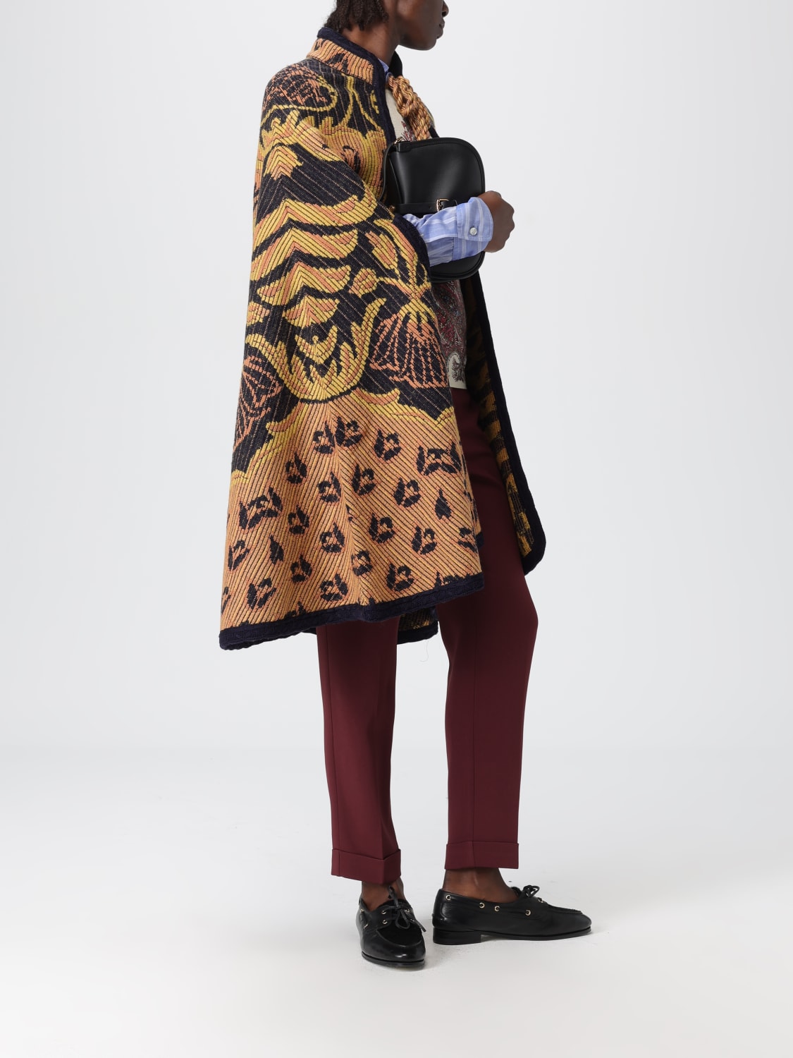 ETRO BORSA MINI: Borsa Pony Small Etro in pelle , Nero - Img 2