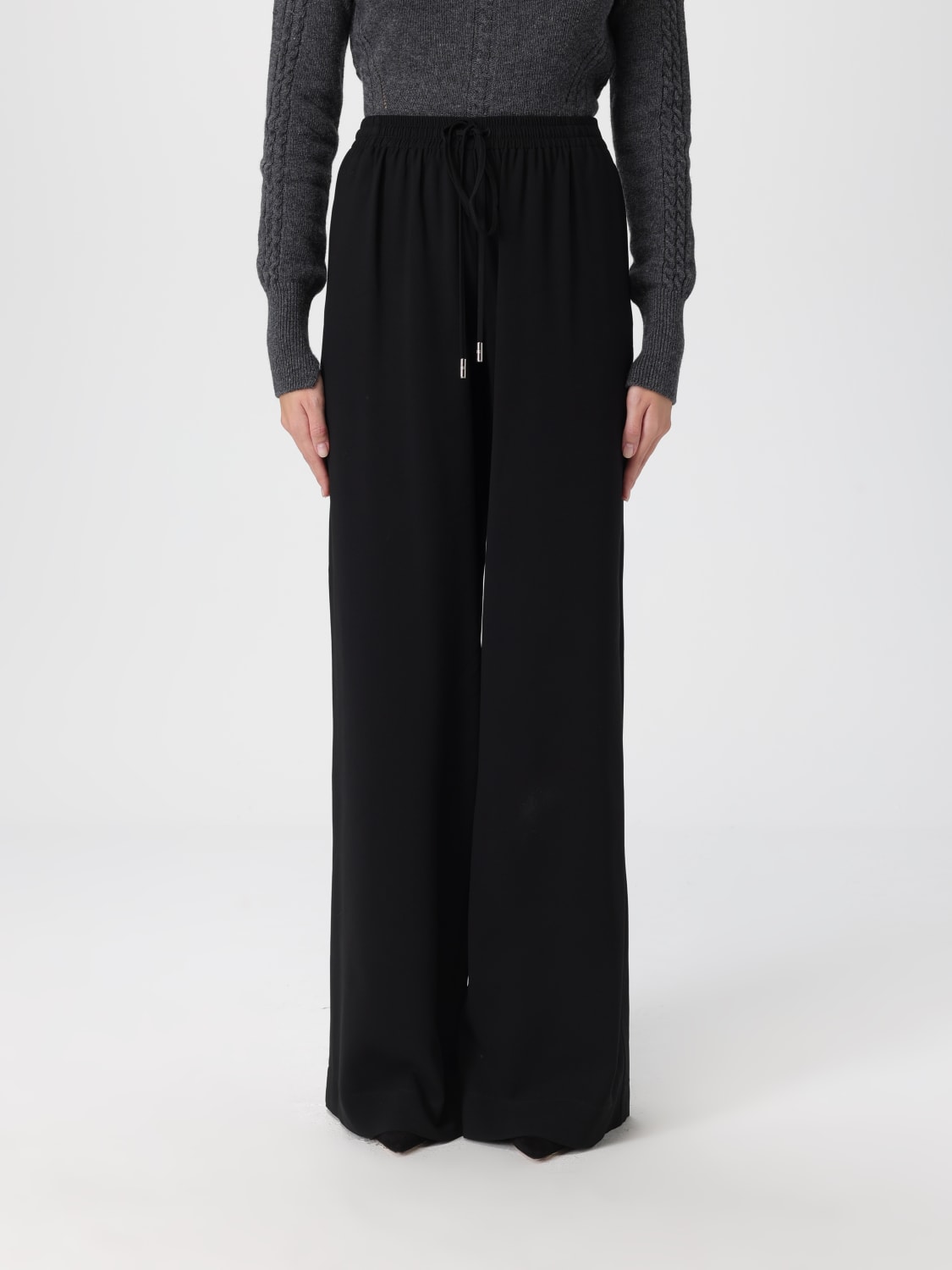 ERMANNO SCERVINO PANTS: Pants woman Ermanno Scervino, Black - Img 1