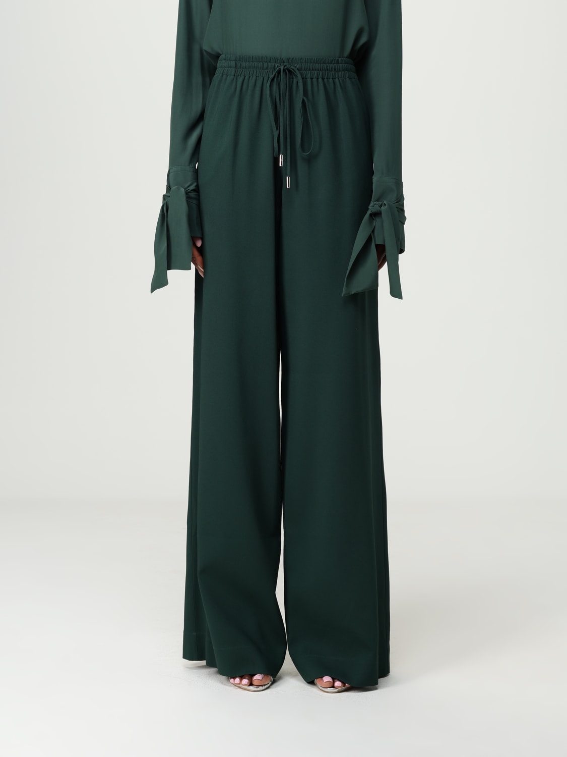 ERMANNO SCERVINO PANTALON: Pantalon femme Ermanno Scervino, Vert - Img 1