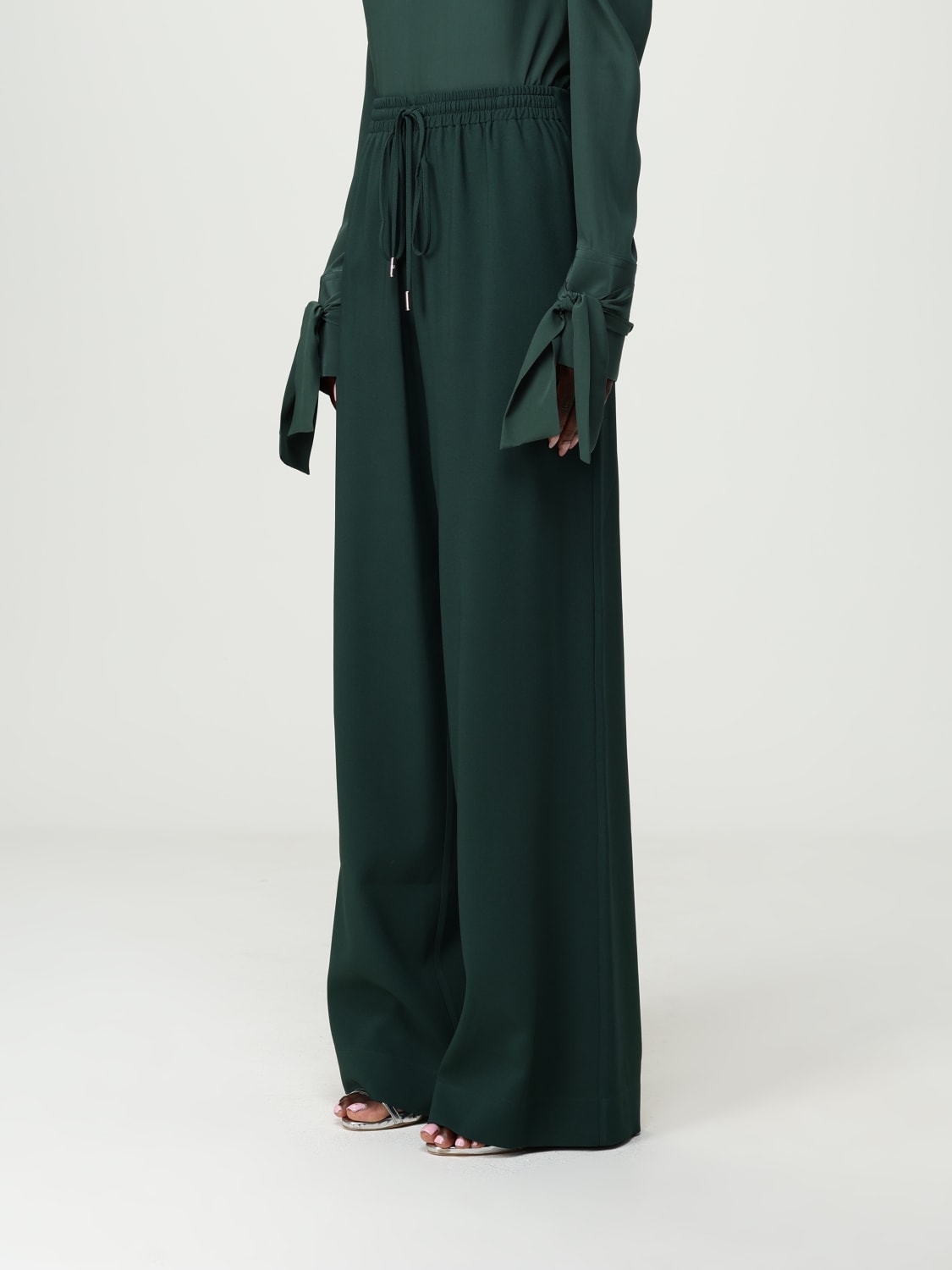 ERMANNO SCERVINO PANTALON: Pantalon femme Ermanno Scervino, Vert - Img 4