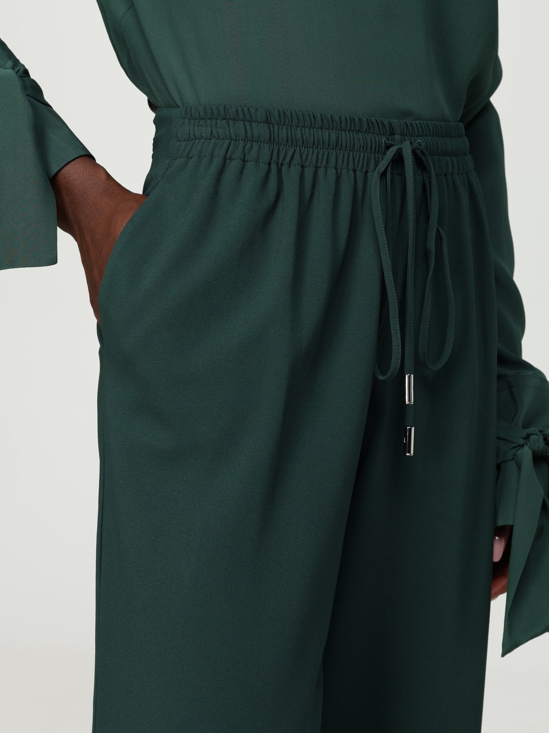 ERMANNO SCERVINO PANTALON: Pantalon femme Ermanno Scervino, Vert - Img 5