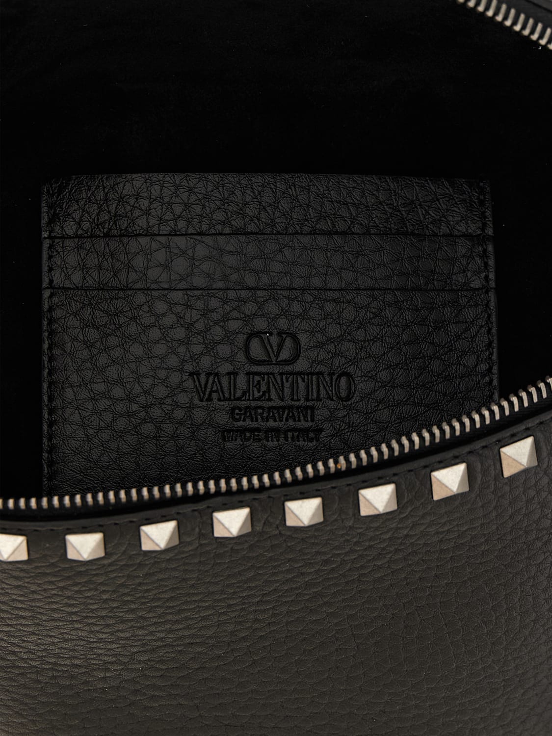 VALENTINO GARAVANI ウエストポーチ: バッグ メンズ Valentino Garavani, ブラック - Img 4
