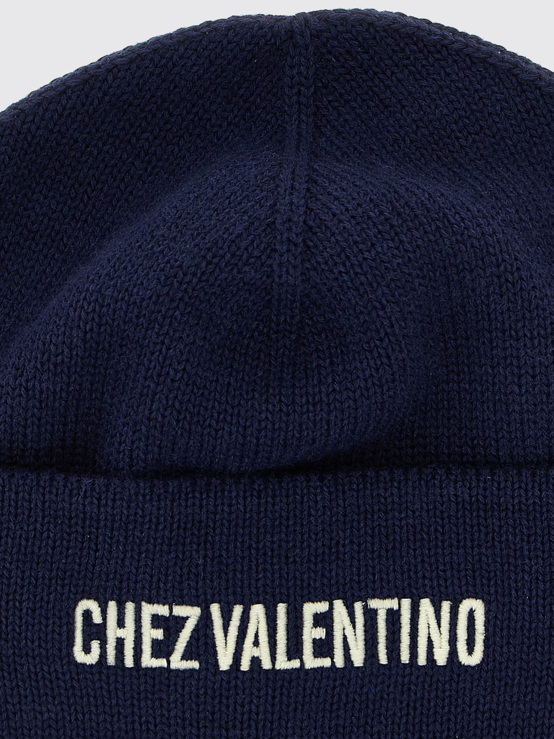 VALENTINO GARAVANI GORRO: Gorro hombre Valentino Garavani, Azul Oscuro - Img 3