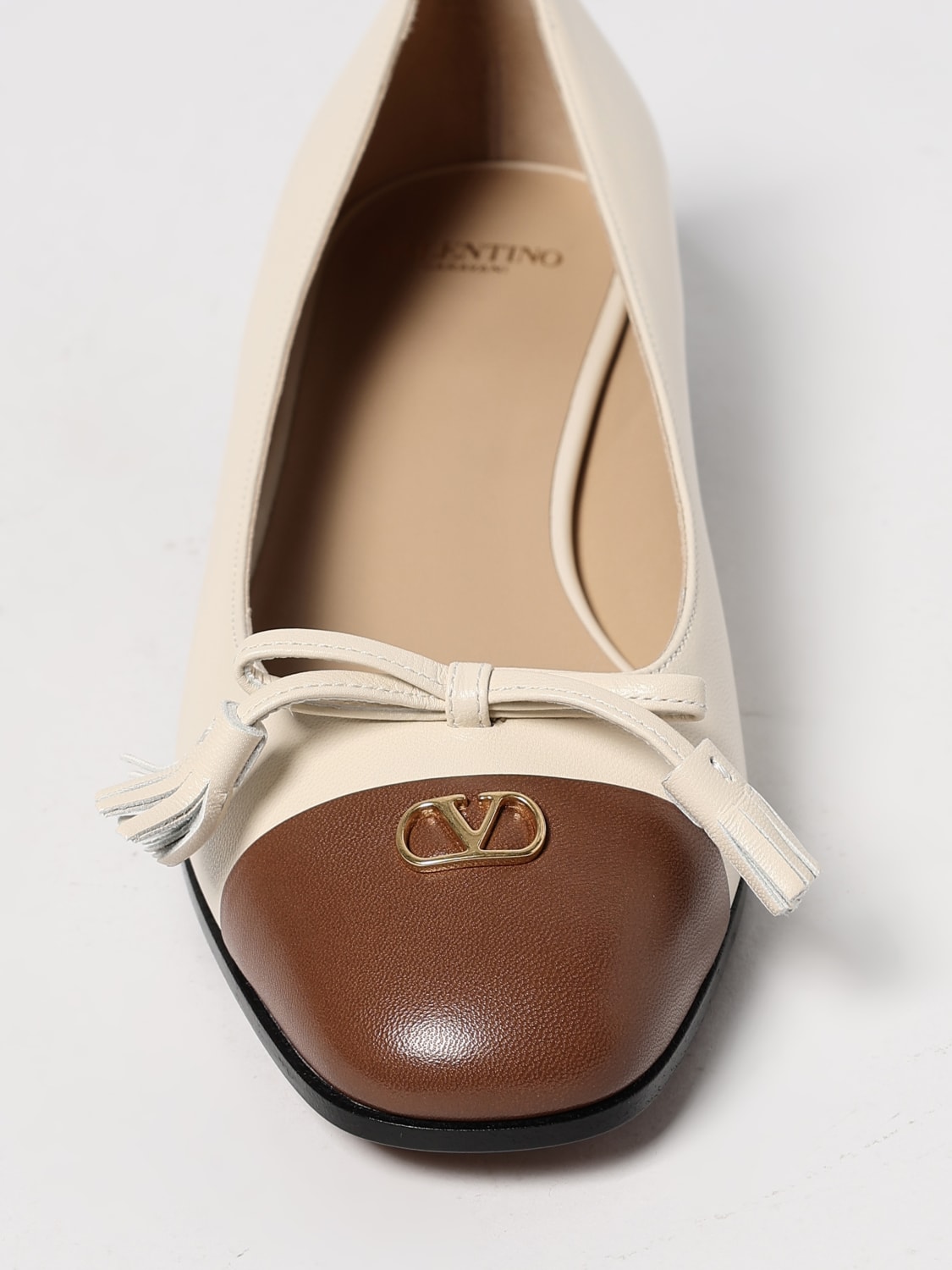 VALENTINO GARAVANI BALLET FLAT: Shoes woman Valentino Garavani, White - Img 4