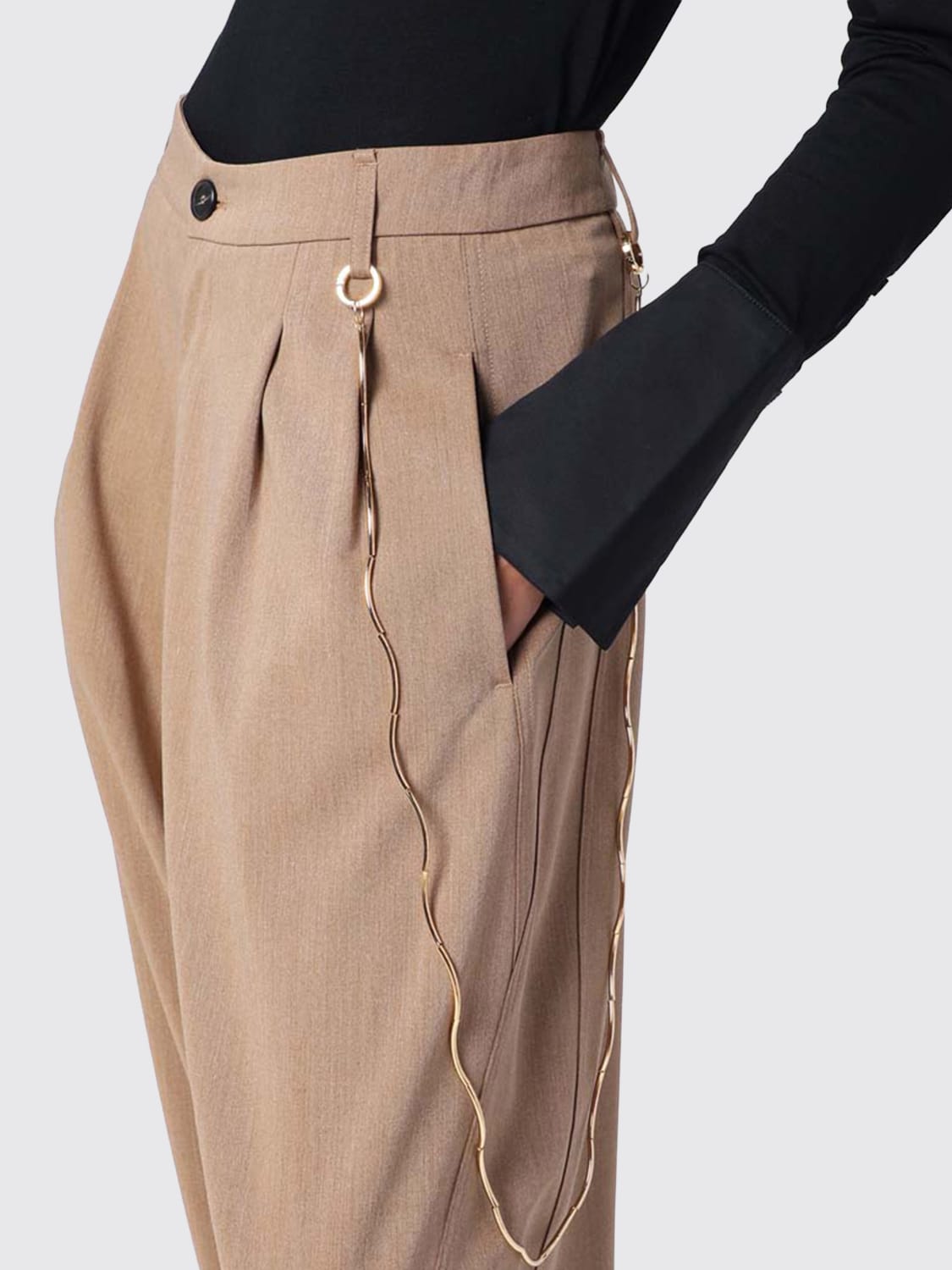 DARKPARK PANTS: Pants woman Darkpark, Beige - Img 3