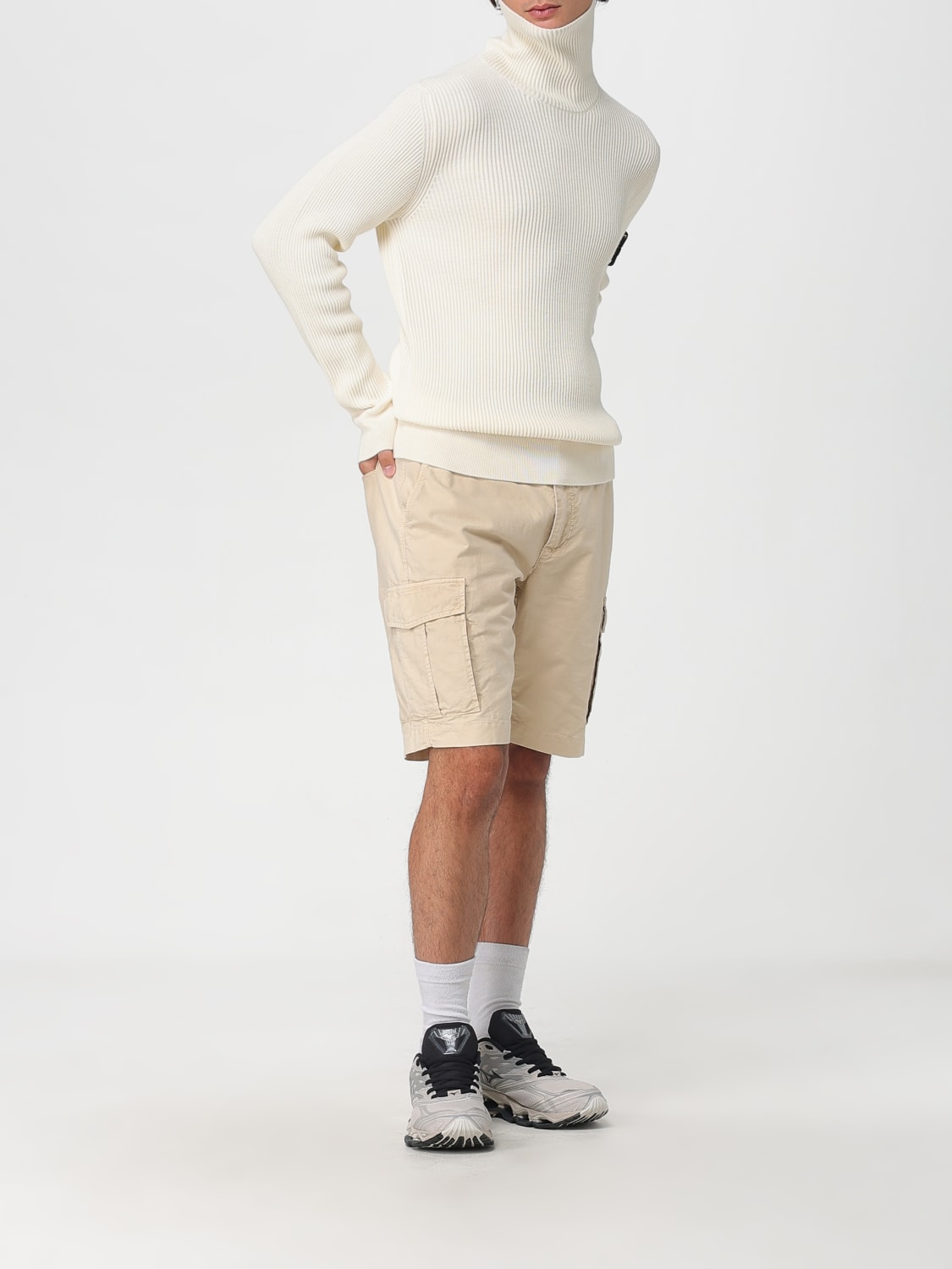 STONE ISLAND SWEATER: Sweater men Stone Island, White - Img 2