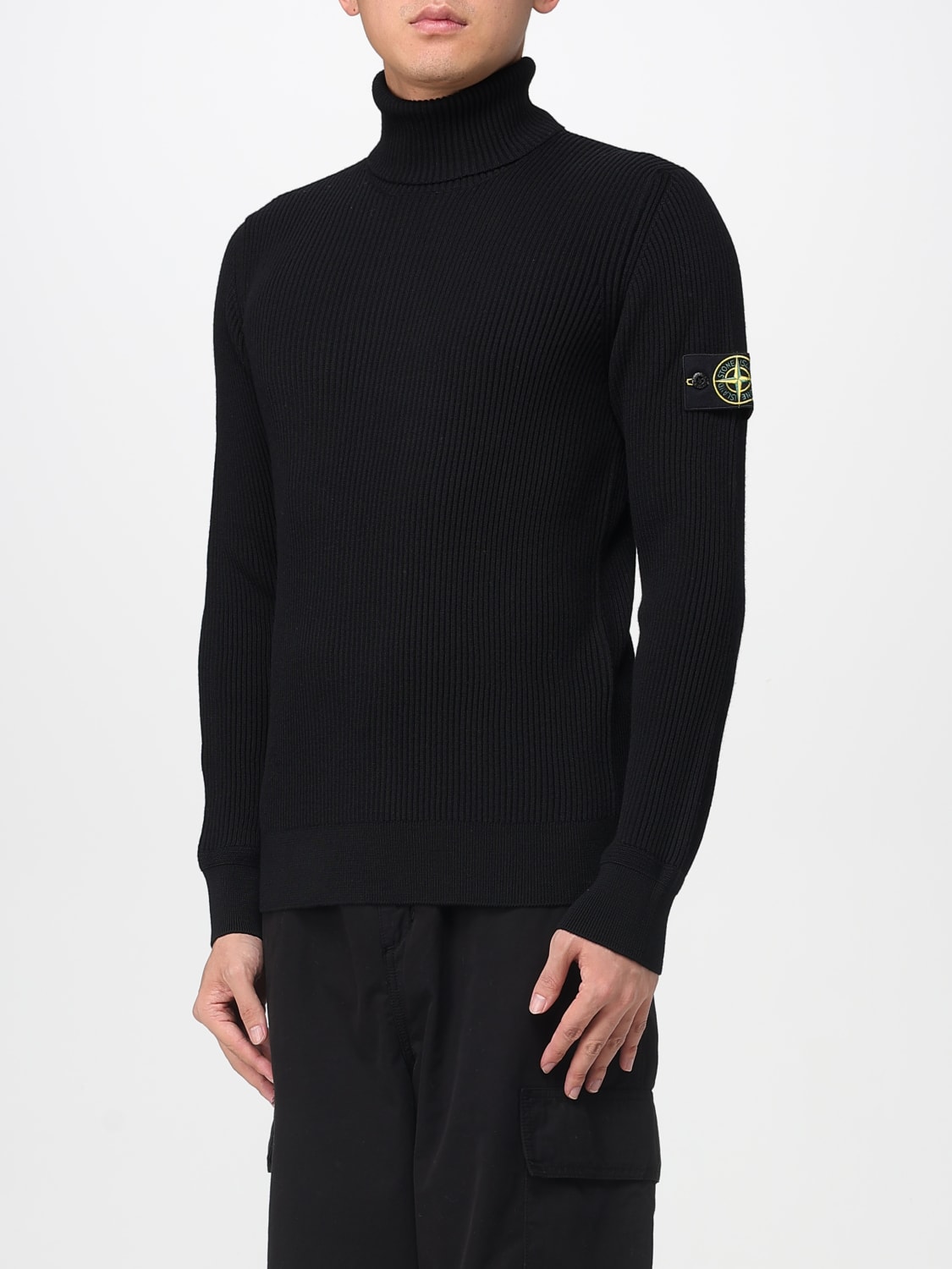 STONE ISLAND PULLOVER: Pullover herren Stone Island, Schwarz - Img 4