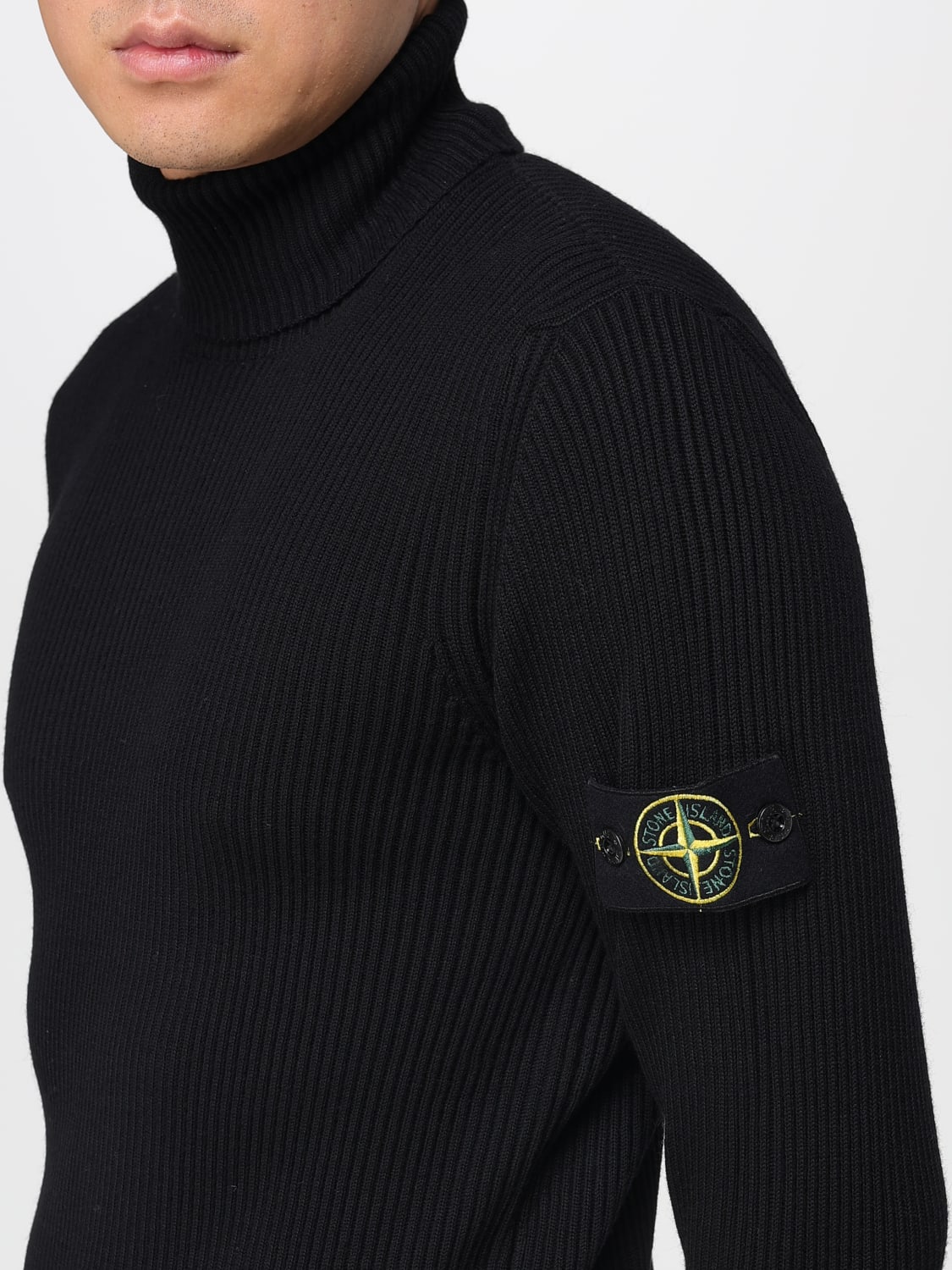 STONE ISLAND PULLOVER: Pullover herren Stone Island, Schwarz - Img 5