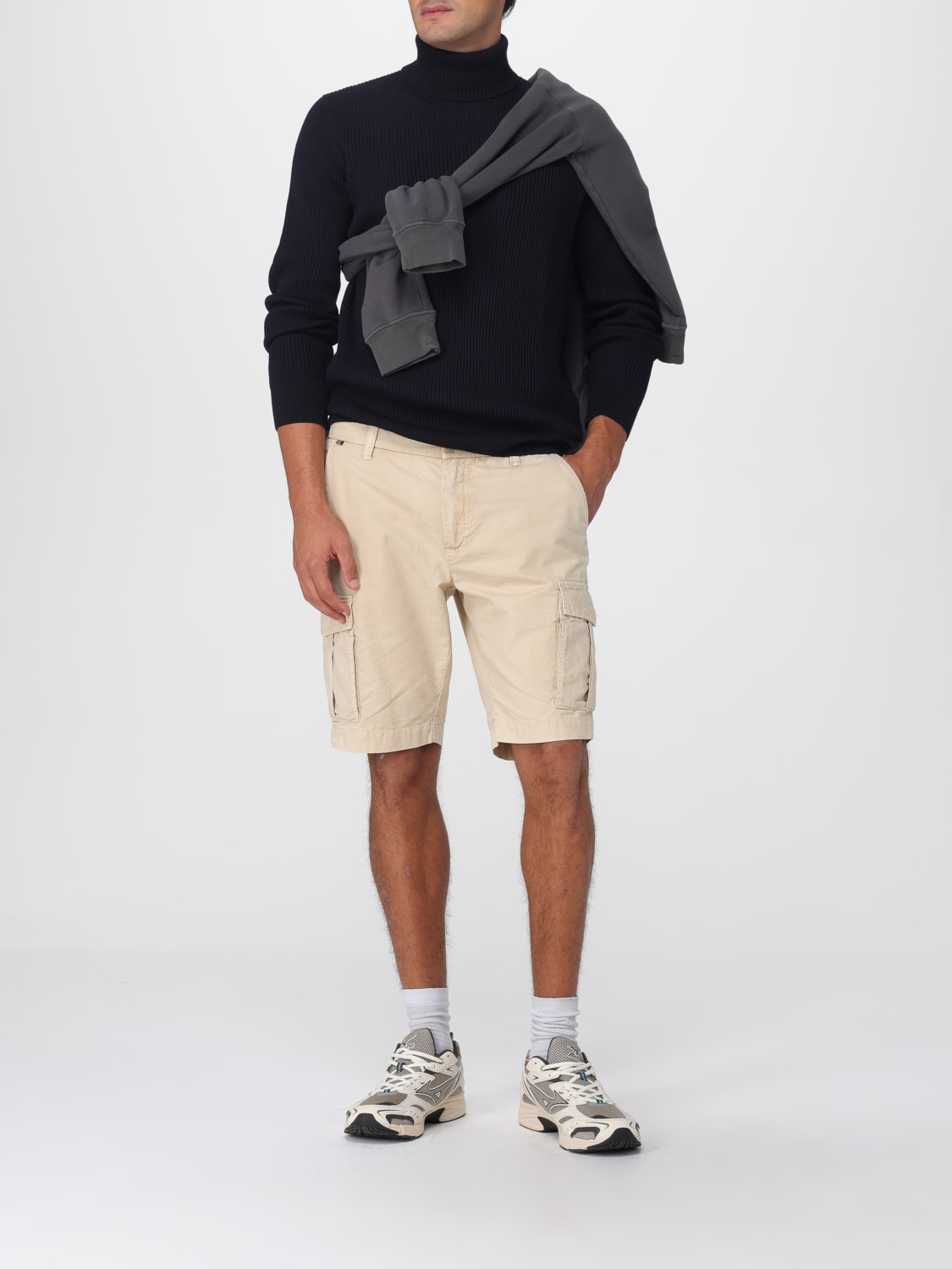 STONE ISLAND SWEATER: Sweater men Stone Island, Blue - Img 2