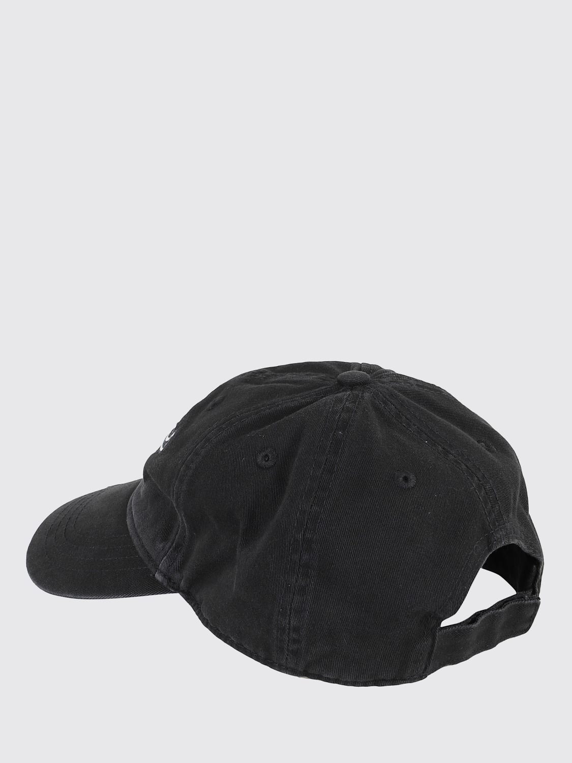 THE ATTICO CAPPELLO: Cappello The Attico in cotone effetto used , Nero - Img 2