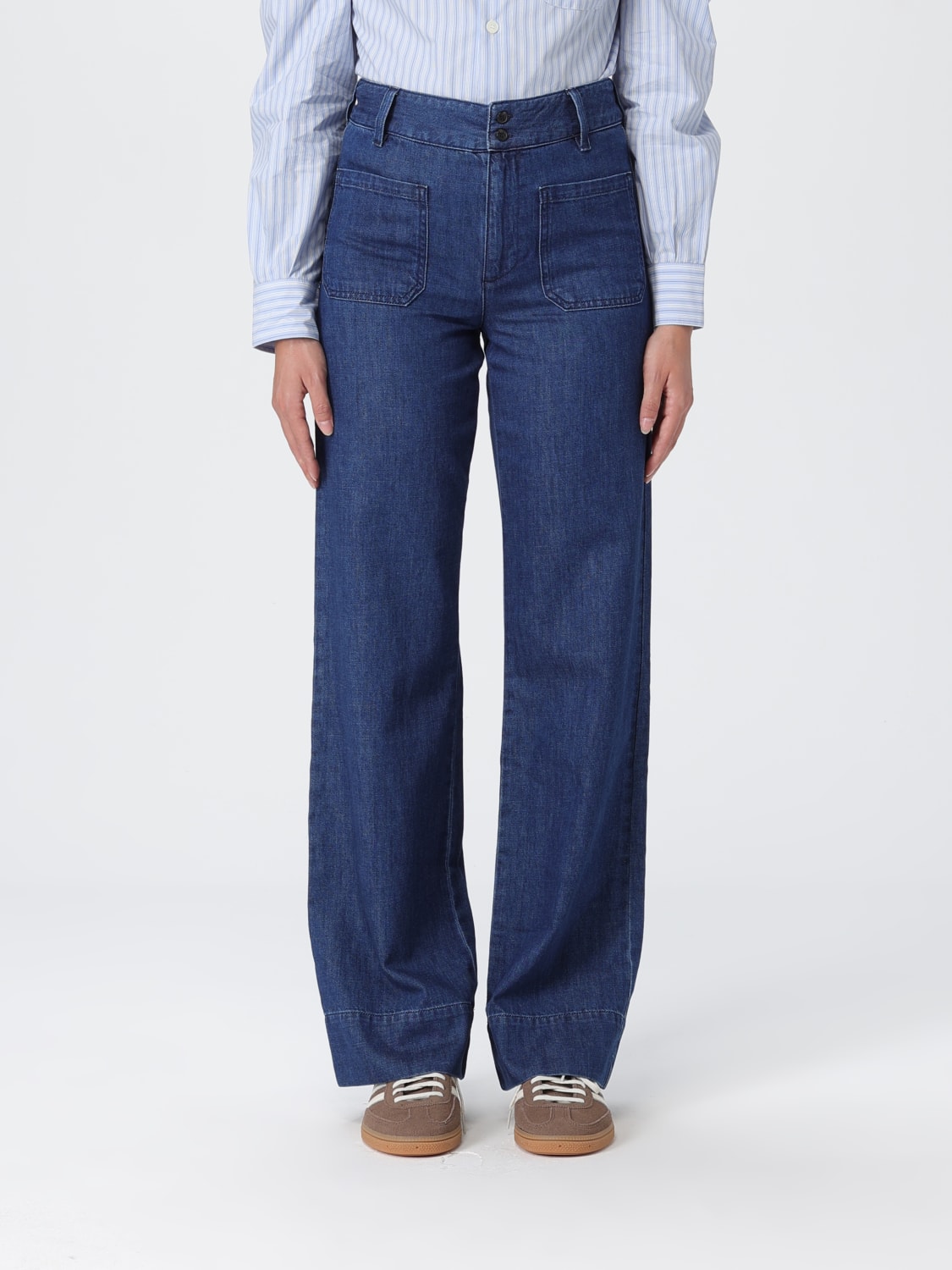 A.P.C. JEANS: Hose damen A.P.C., Indigo - Img 1