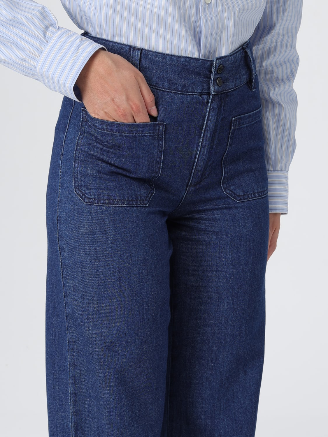 A.P.C. JEANS: Hose damen A.P.C., Indigo - Img 4