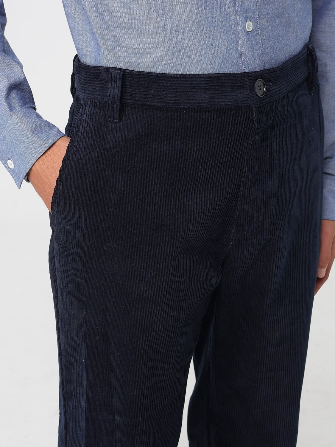 A.P.C. 팬츠: 팬츠 남성 A.P.C., 네이비 - Img 4