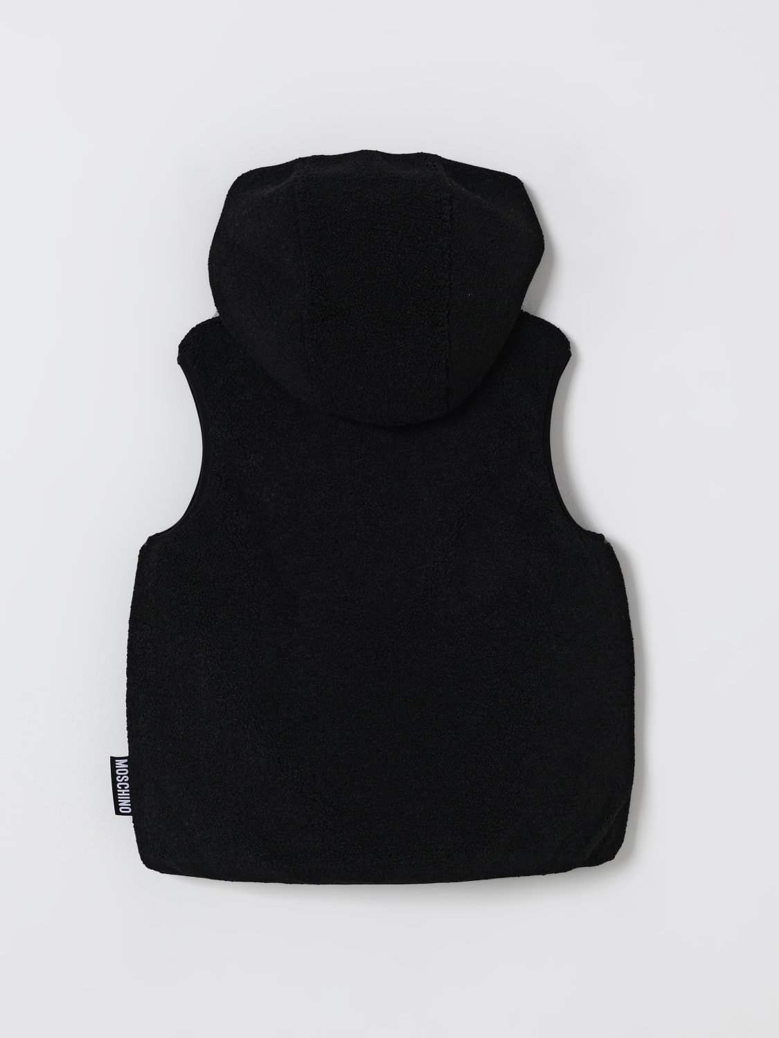 MOSCHINO WAISTCOAT: Waistcoat kids Moschino, Black - Img 2