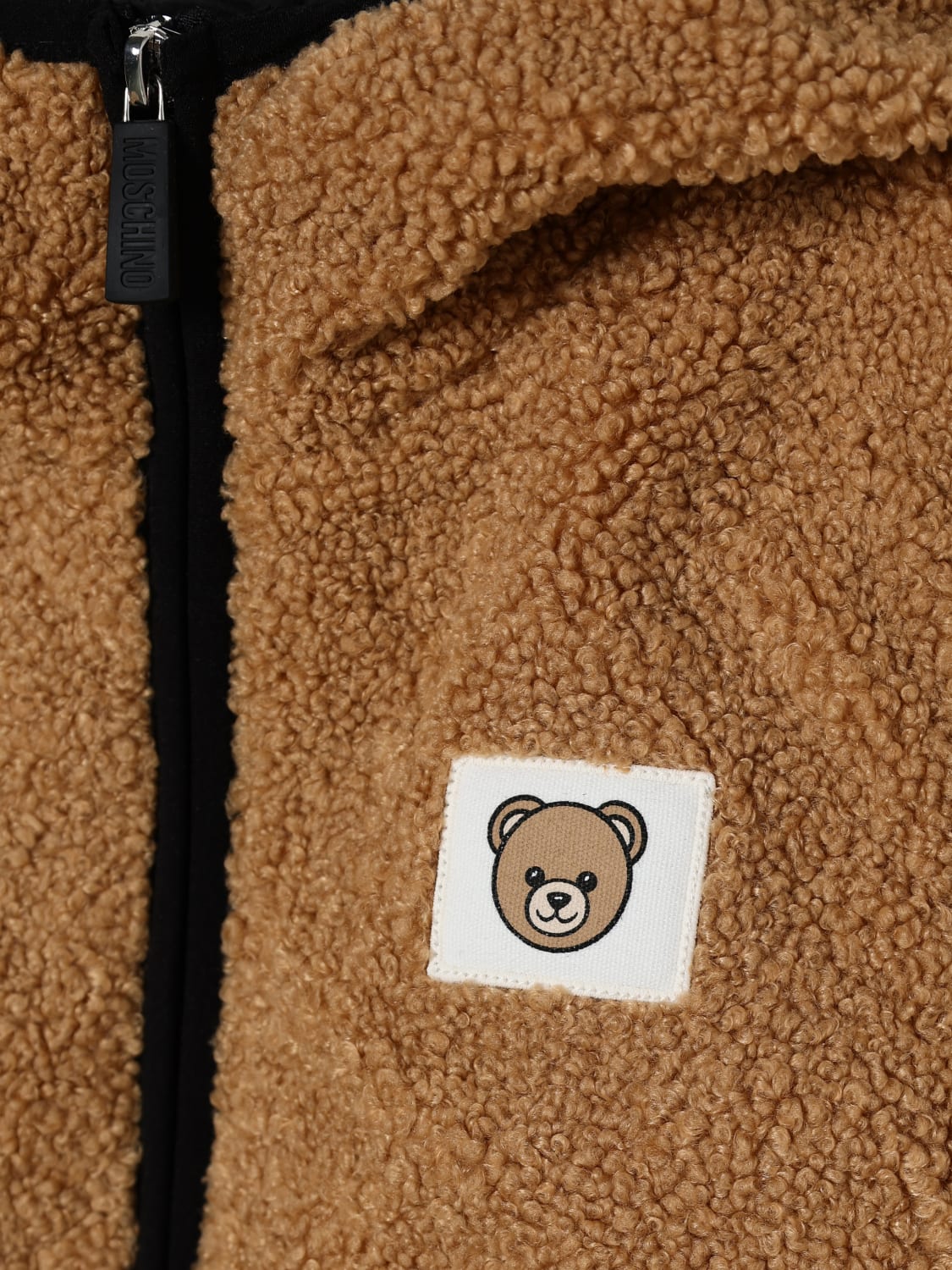 MOSCHINO WAISTCOAT: Waistcoat kids Moschino, Brown - Img 3