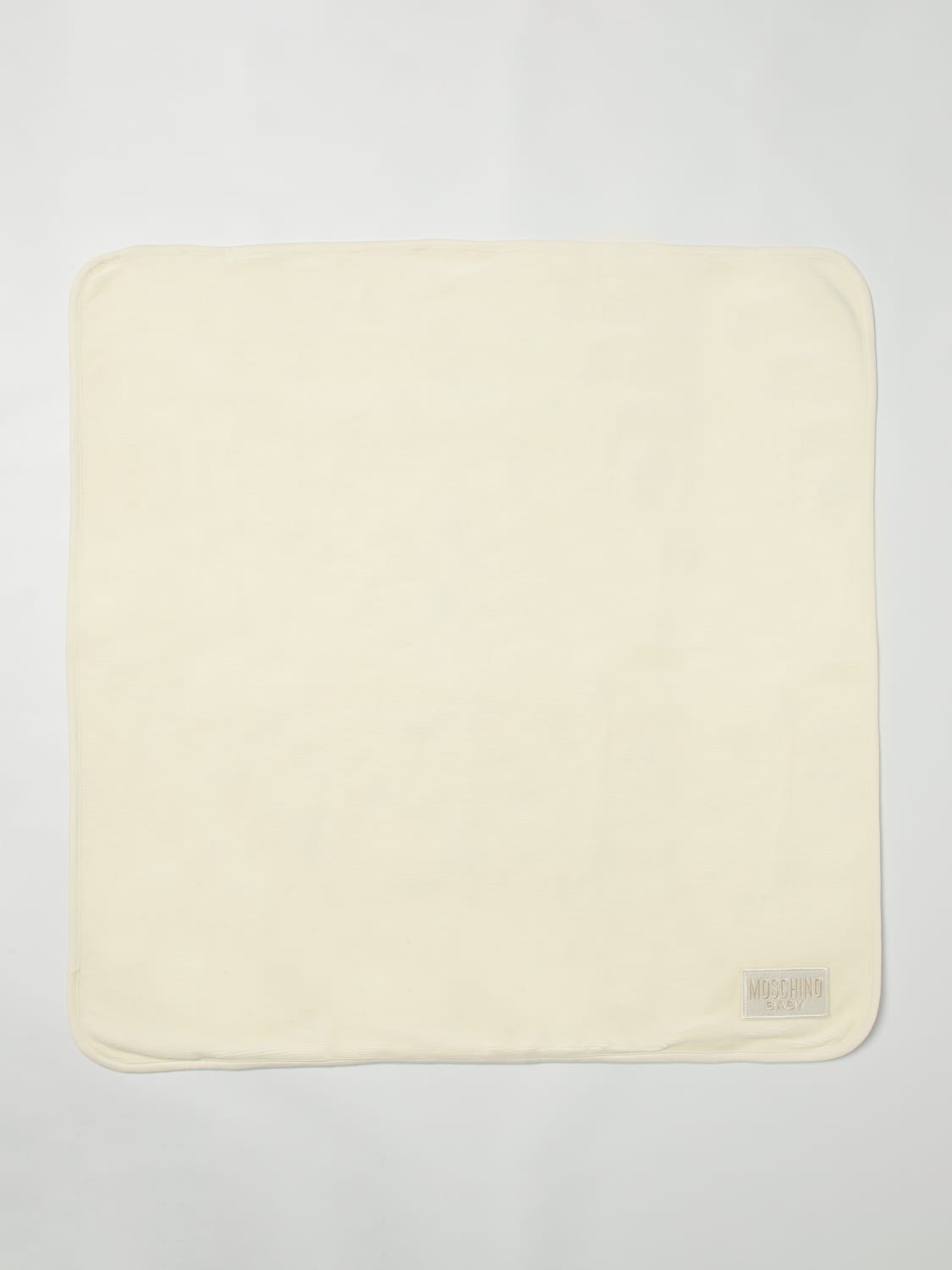 MOSCHINO BLANKET: Blanket kids Moschino, White - Img 2