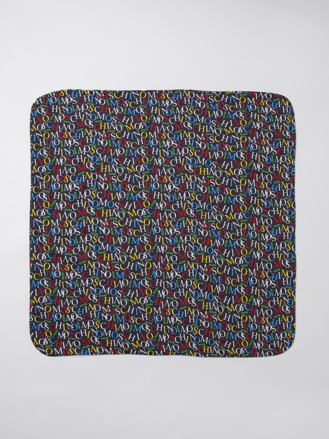 MOSCHINO BLANKET: Blanket kids Moschino, Blue - Img 1
