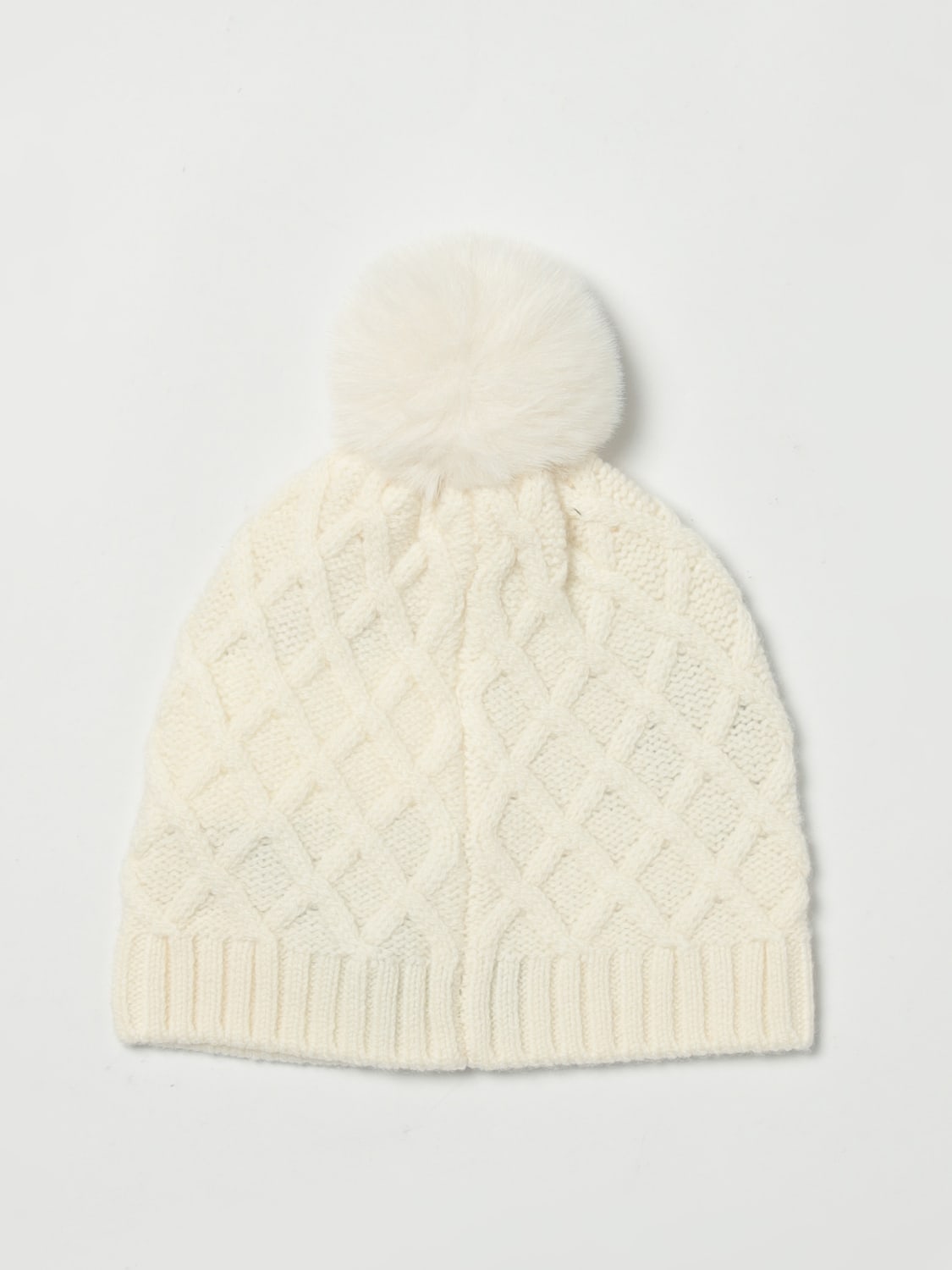 MOSCHINO GORRO: Gorro niños Moschino, Blanco - Img 2