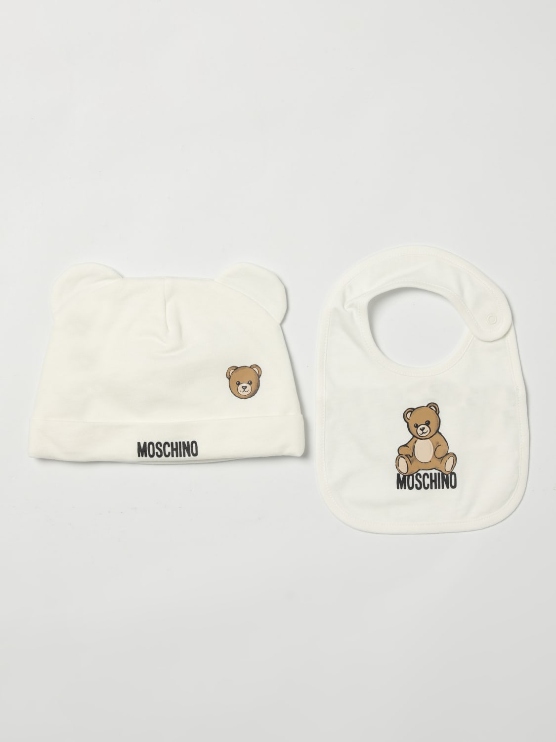 MOSCHINO BLANKET SET: Pack kids Moschino, White - Img 1