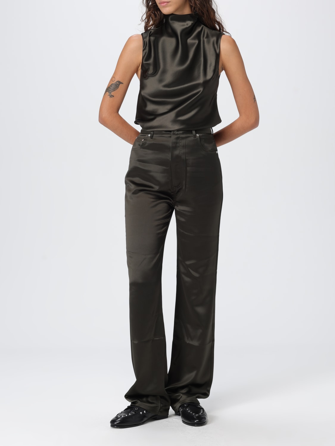 NANUSHKA PANTS: Pants woman Nanushka, Green - Img 2