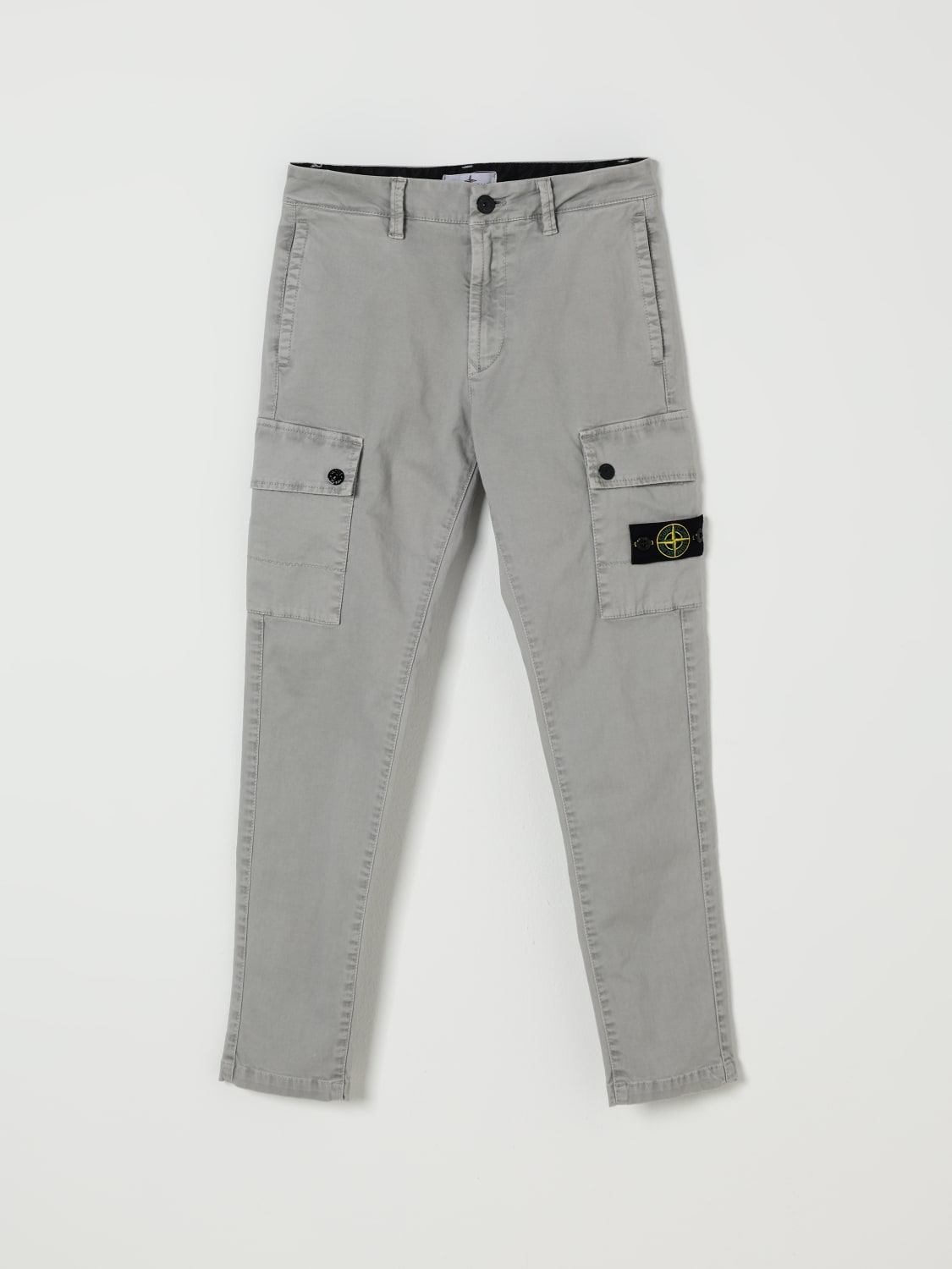 STONE ISLAND JUNIOR БРЮКИ: Брюки Детское Stone Island Junior, Серый - Img 1